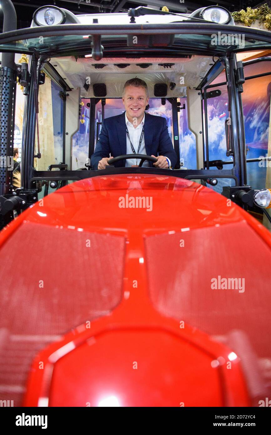 Le député Luke Pollard est photographié sur le stand de la NFU lors de la conférence annuelle du Parti travailliste à l'Arena and Convention Centre (ACC), à Liverpool. Date de la photo: Lundi 24 septembre 2018. Le crédit photo devrait se lire: Matt Crossick/ EMPICS Entertainment. Banque D'Images