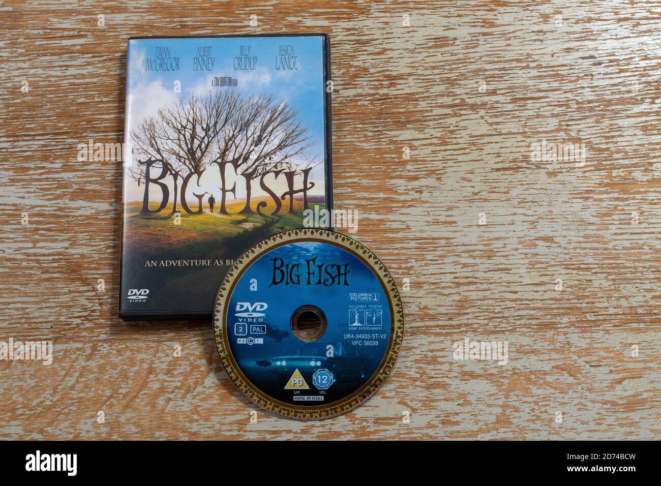 Sortie DVD du drame fantastique Big Fish de Tim Burton Banque D'Images