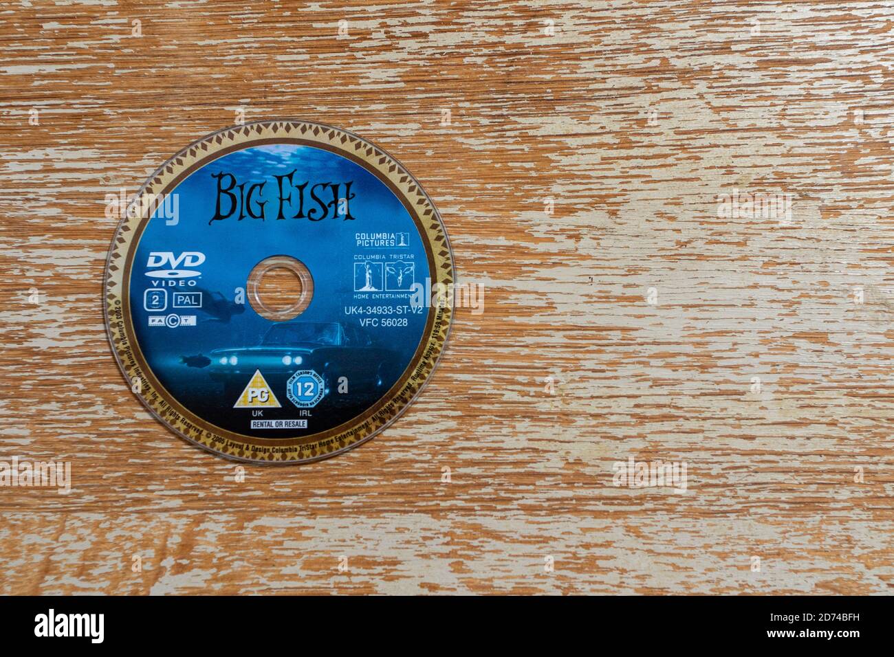 Sortie DVD du drame fantastique Big Fish de Tim Burton Banque D'Images