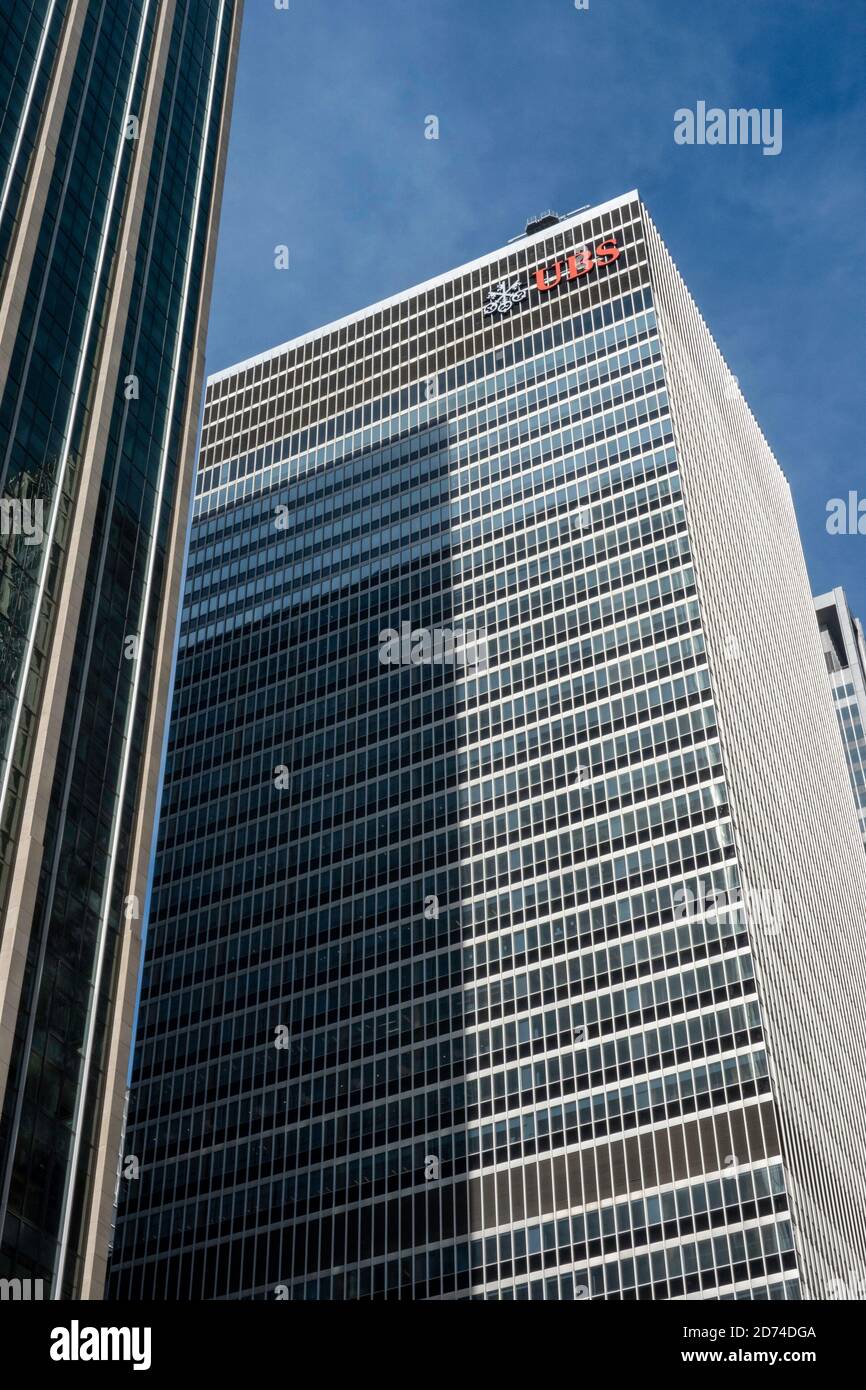 L'UBS NYC Headquarters est un gratte-ciel situé au 1285 Avenue of the Americas, New York City, États-Unis Banque D'Images