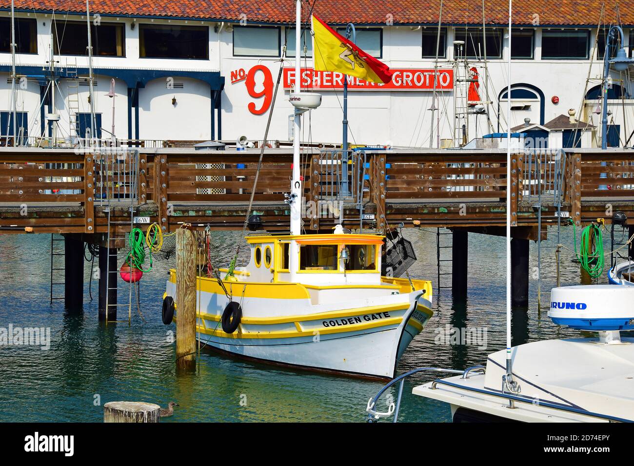 San Francisco Fishermans Wharf Banque D'Images