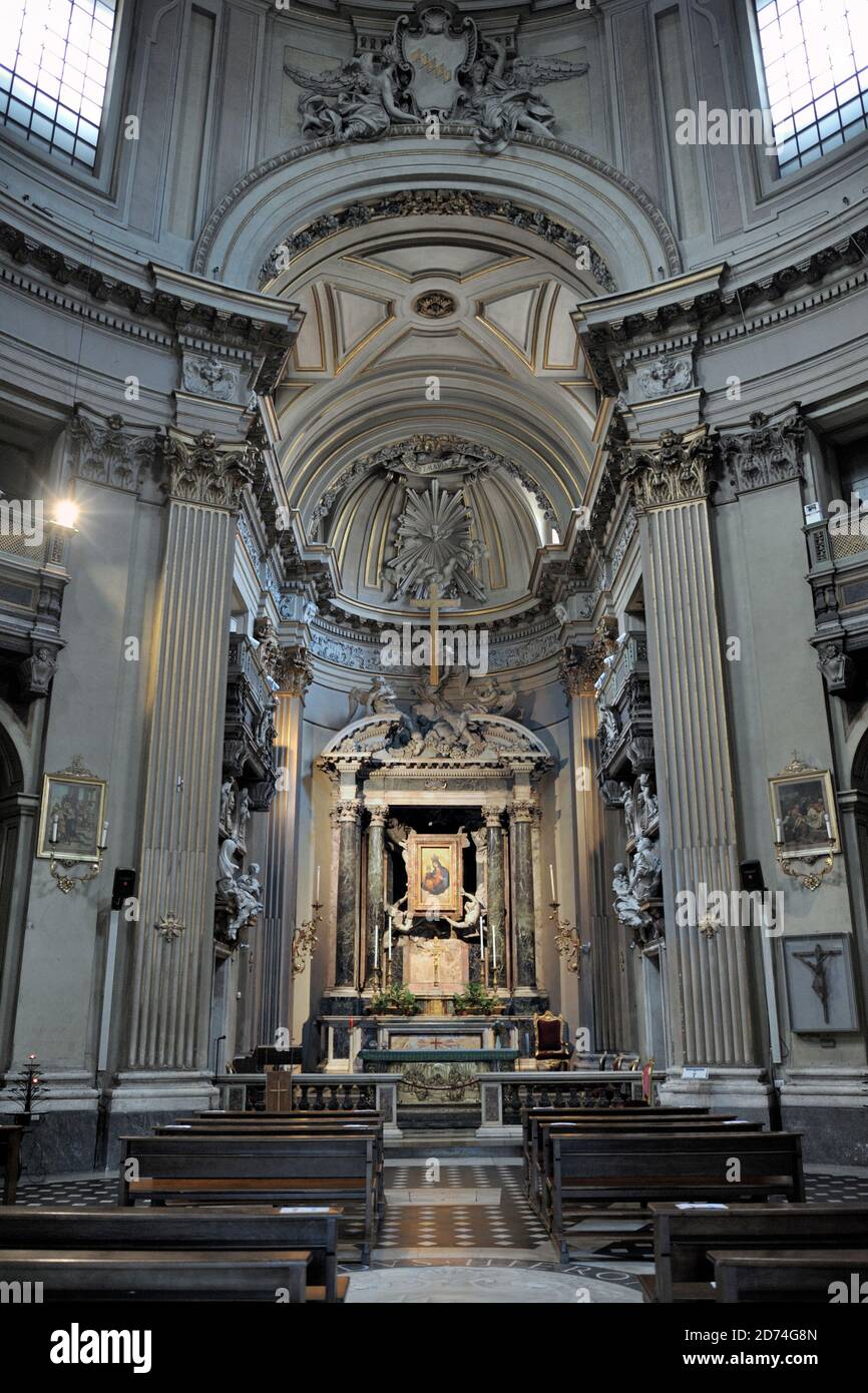 Italie, Rome, église Santa Maria dei Miracoli Banque D'Images