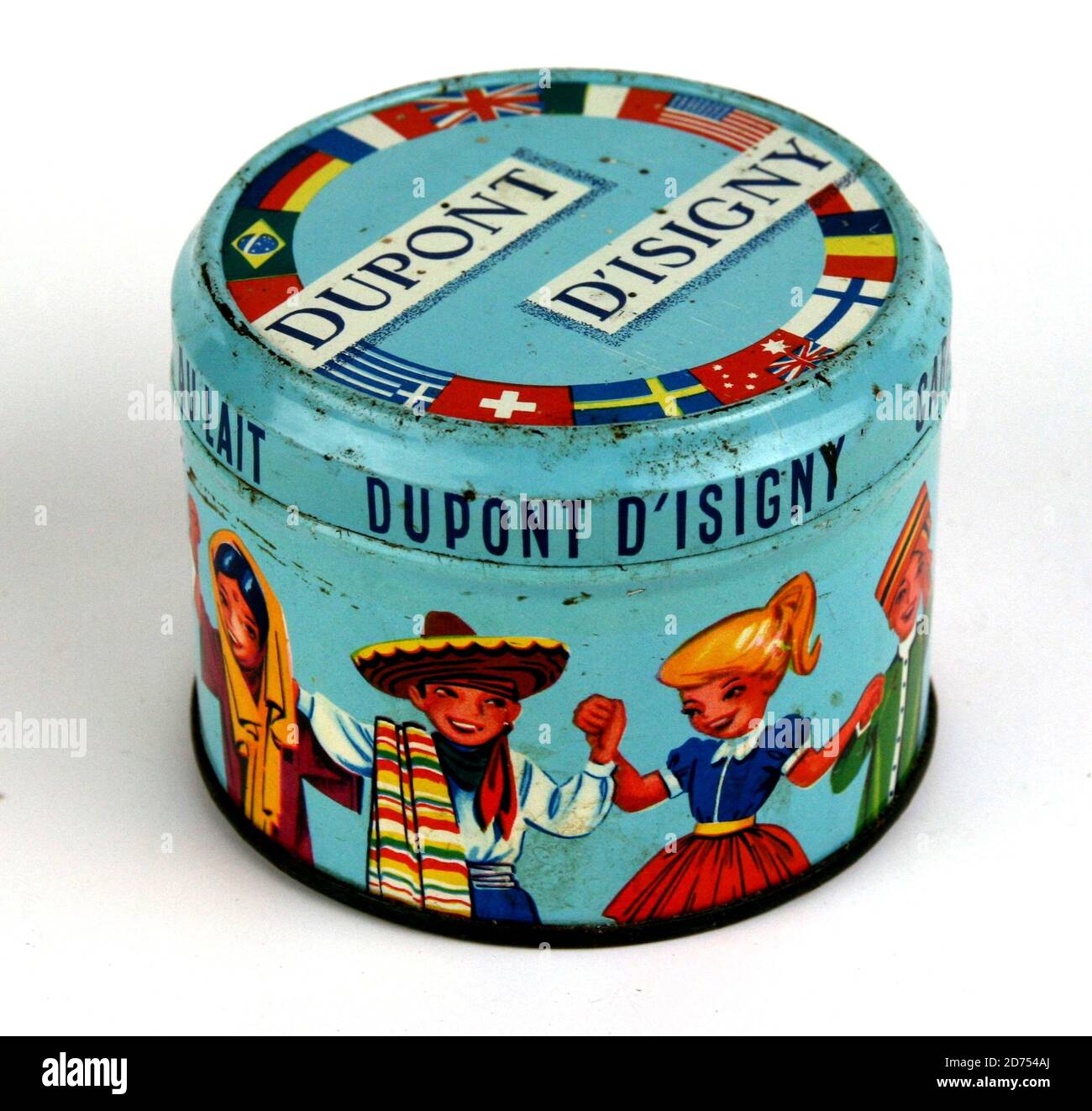 Boite de caramels Dupont D Isigny vers 1960 Banque D'Images