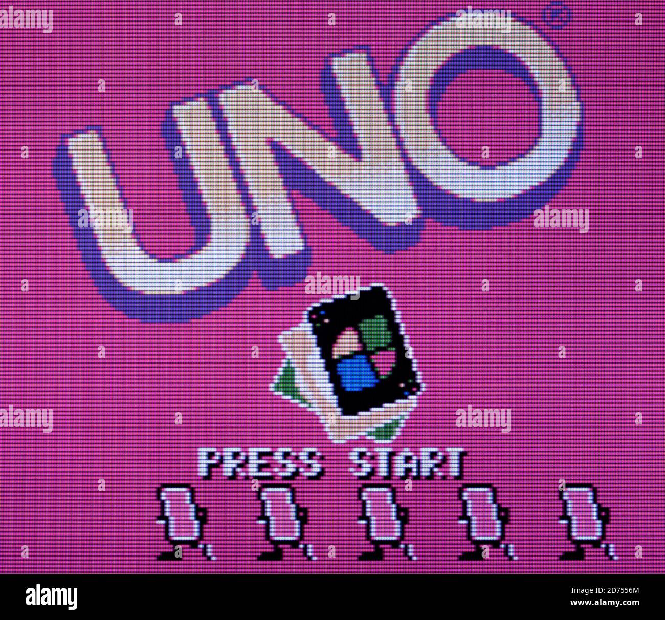 UNO - Nintendo Game Boy Color Videogame - usage éditorial uniquement Banque D'Images UNO - Nintendo Game Boy Color Videogame - usage éditorial uniquement Banque D'Images