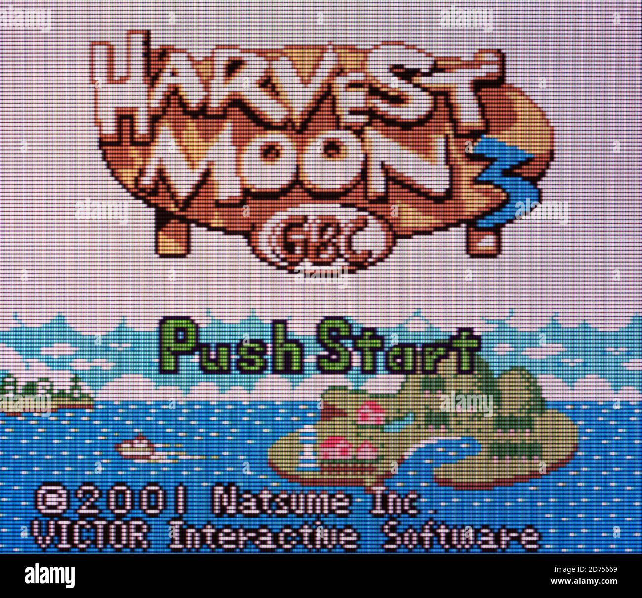 Harvest Moon 3 - jeu Nintendo Boy Color Videogame - Usage éditorial uniquement Banque D'Images