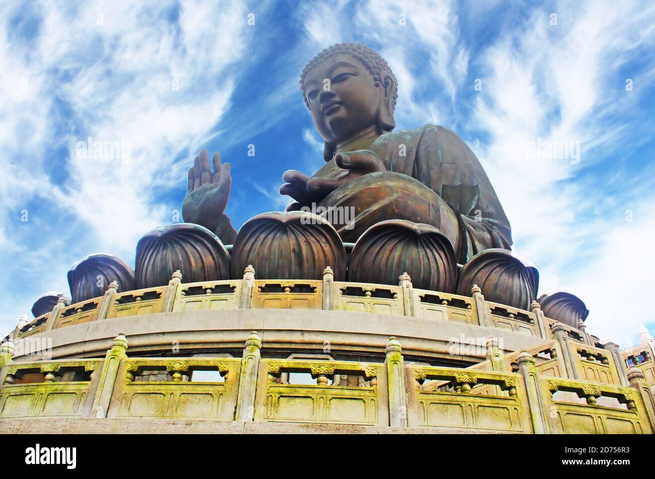 Bouddha géant. Hong Kong Banque D'Images