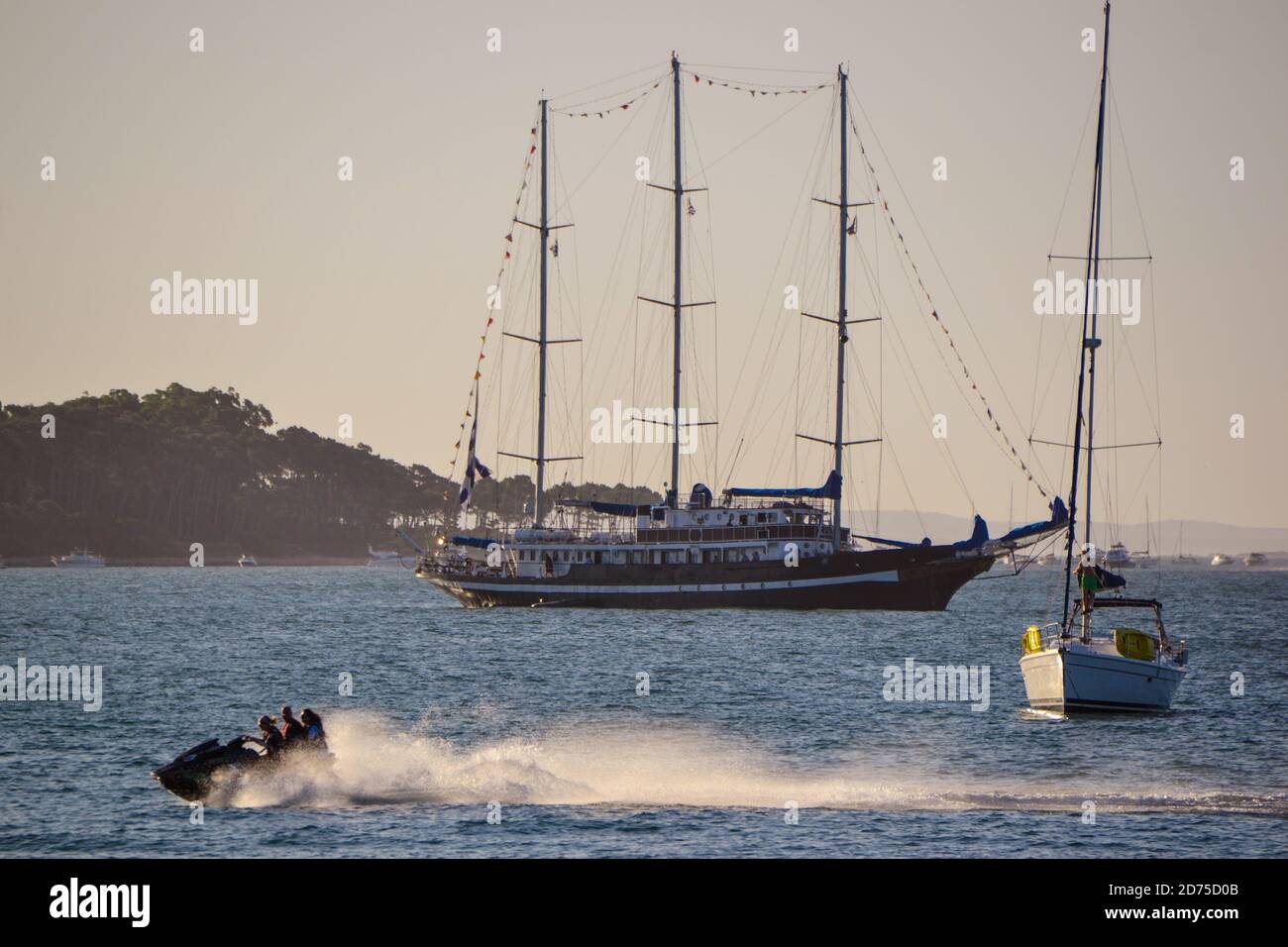 'Capitaine de Miranda', goélette de la marine uruguayenne Banque D'Images