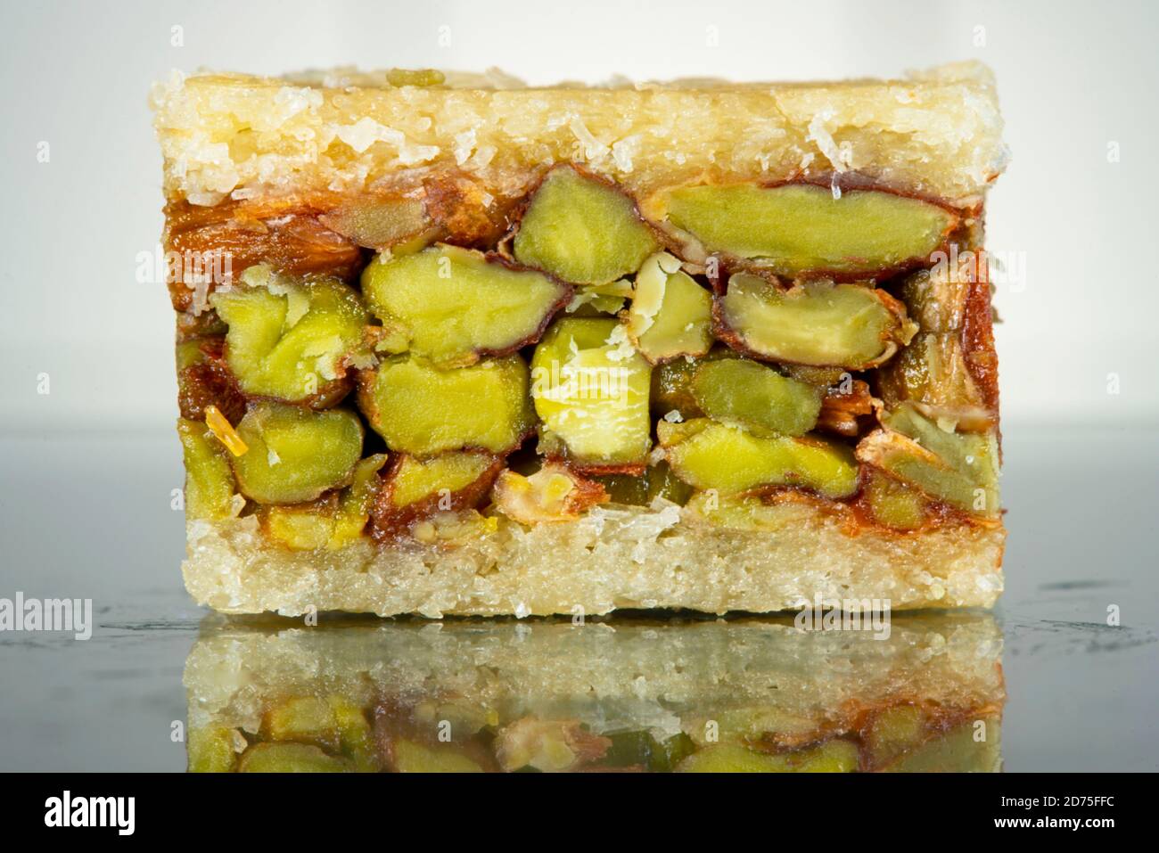 Desserts à base de baklava syrienne, sucreries, pâtisseries sucrées aux amandes, pistaches ou noix, généralement liées au sirop de sucre, Banque D'Images