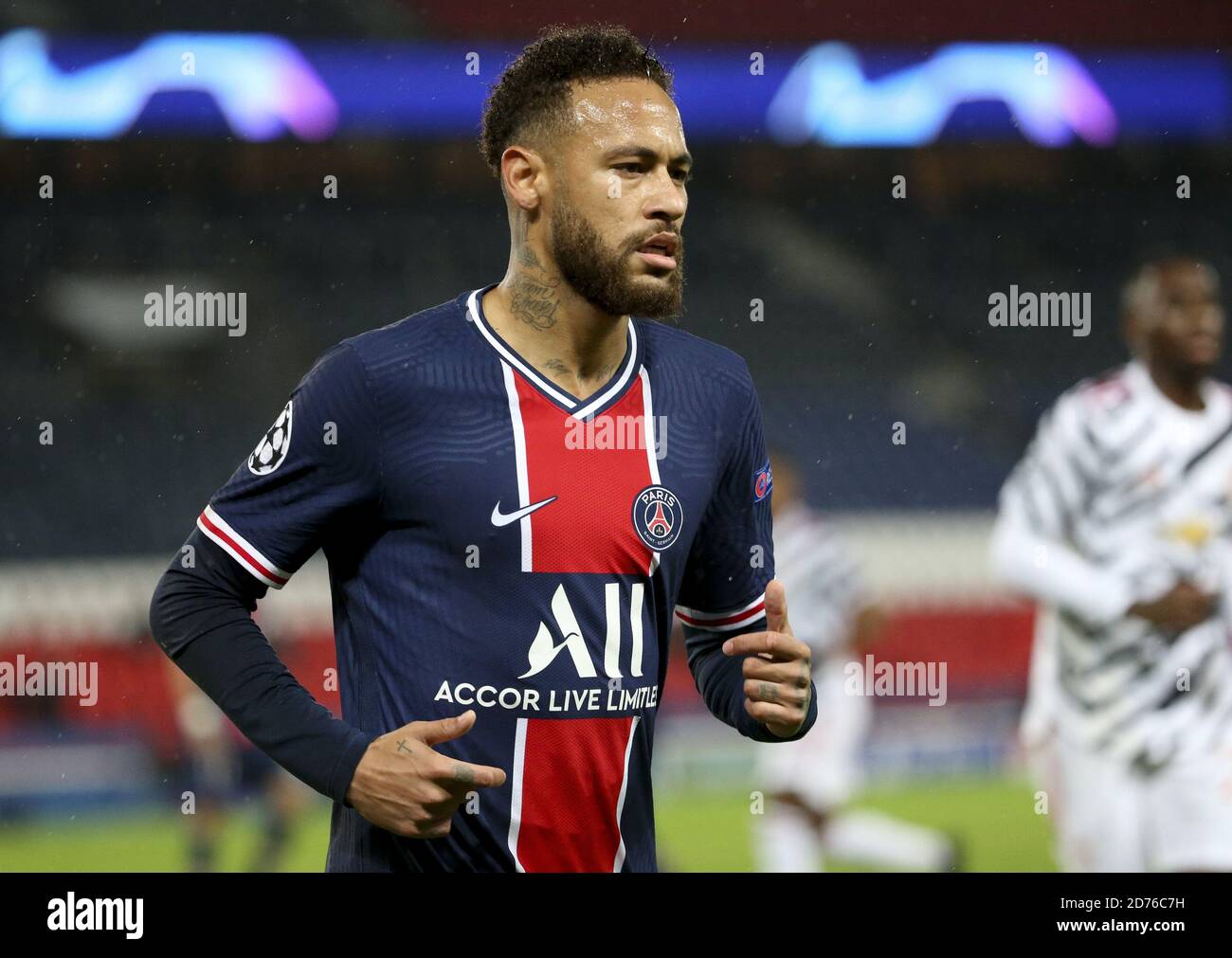 Eymar Jr du PSG lors de la Ligue des champions de l'UEFA, de la scène du groupe, du match de football du groupe H entre Paris Saint-Germain (PSG) et Manchester United (Man U) Banque D'Images