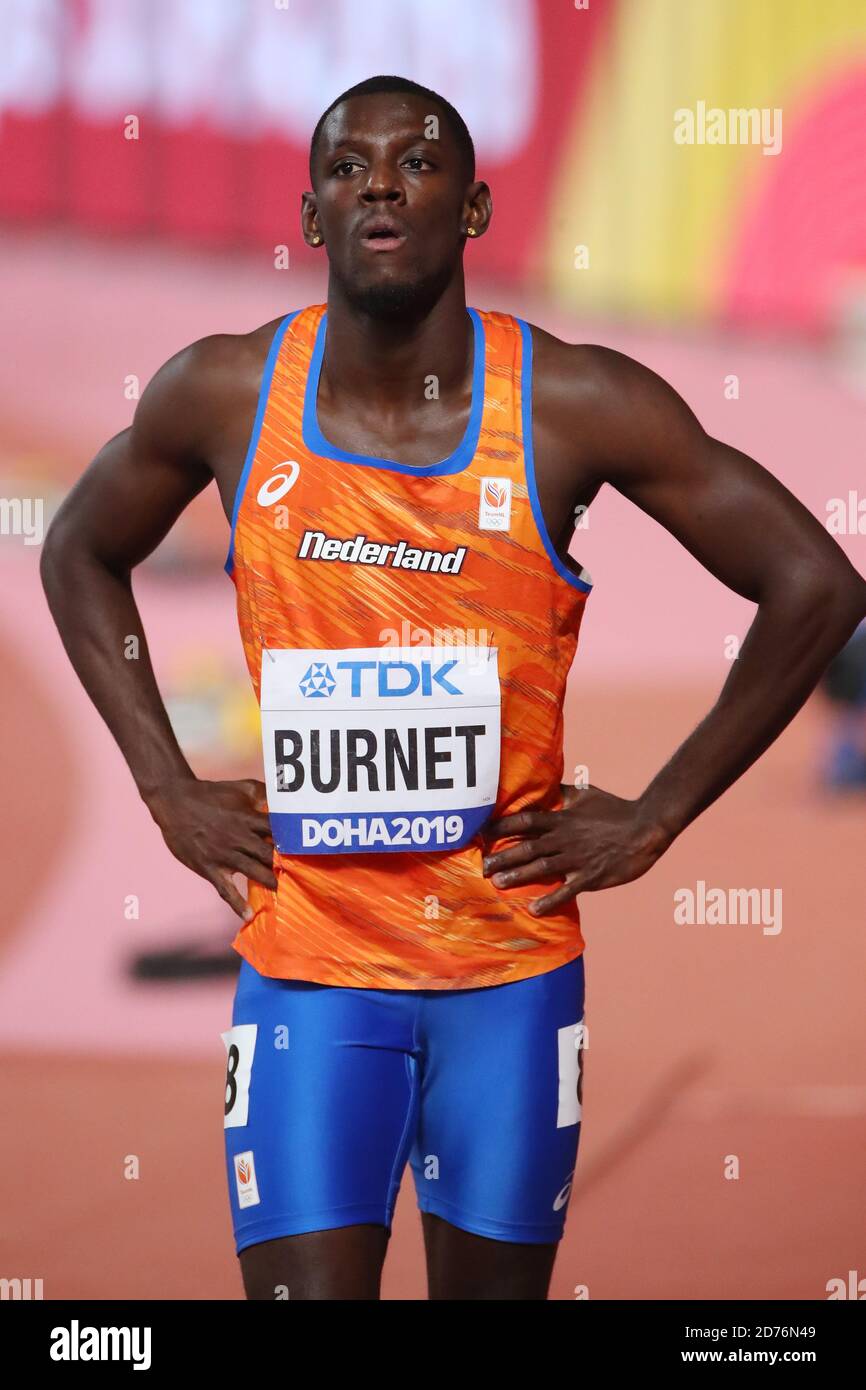Doha, Qatar. 30 septembre 2019. Taymir Burnett (NED) Athlétisme : Championnat du monde de l'IAAF Doha 2019 semi-finale hommes de 200m au stade international de Khalifa à Doha, Qatar . Credit: YUTAKA/AFLO SPORT/Alay Live News Banque D'Images