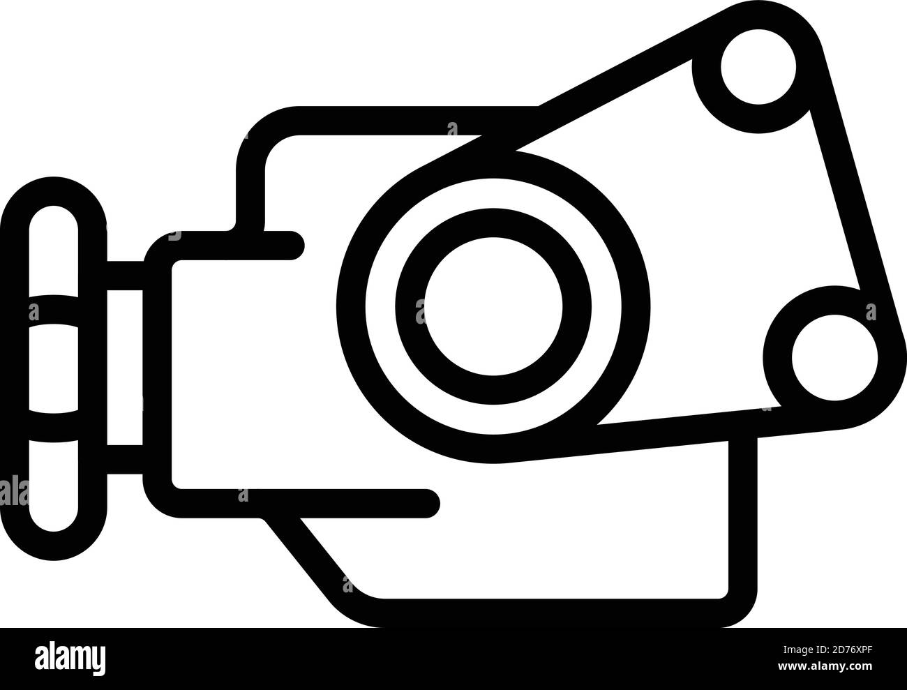 Icône du service de pool. Contour de l'icône de vecteur de service de pool pour la conception Web isolée sur fond blanc Illustration de Vecteur