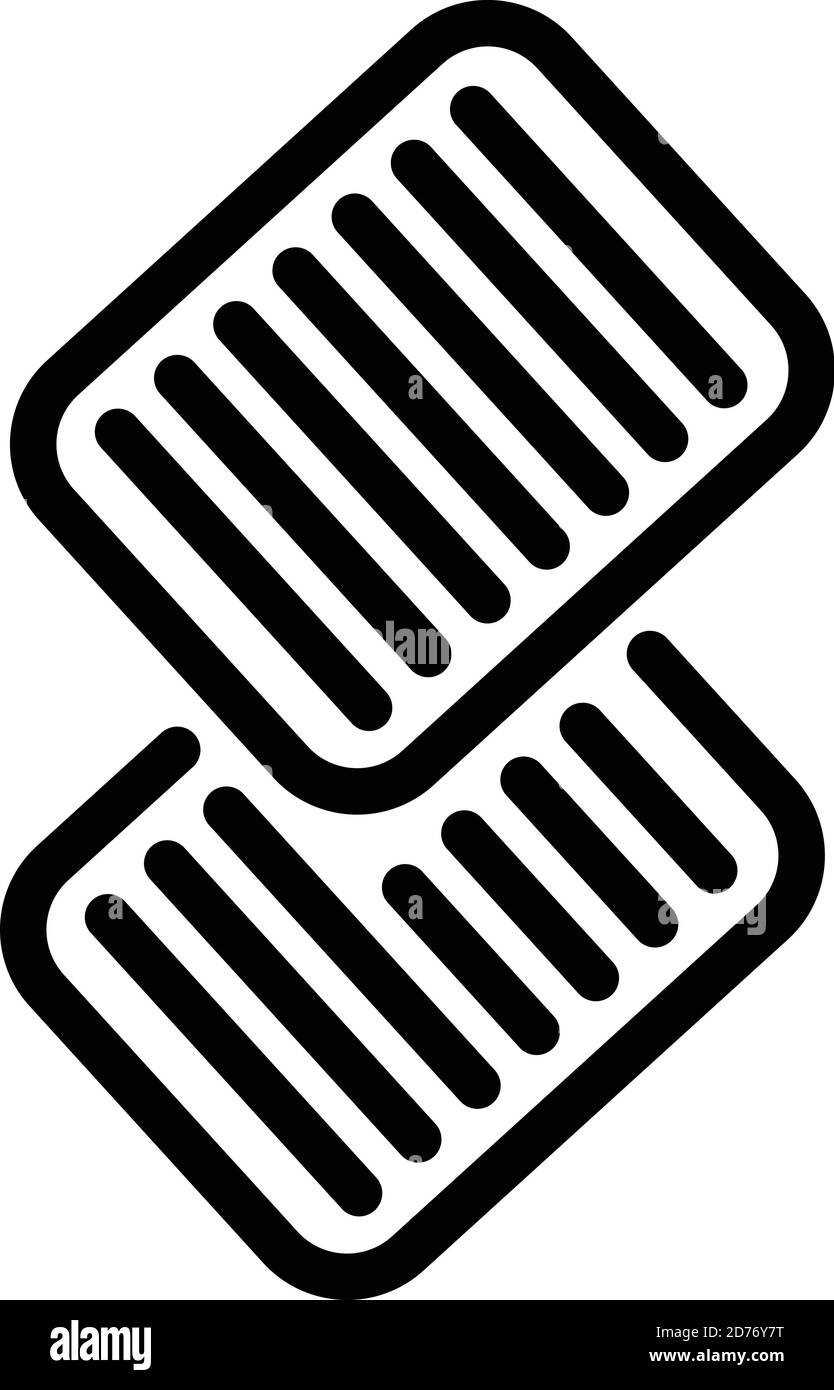 Icône de scénario fichiers. Icône vectorielle de scénario de fichiers pour la conception Web isolée sur fond blanc Illustration de Vecteur