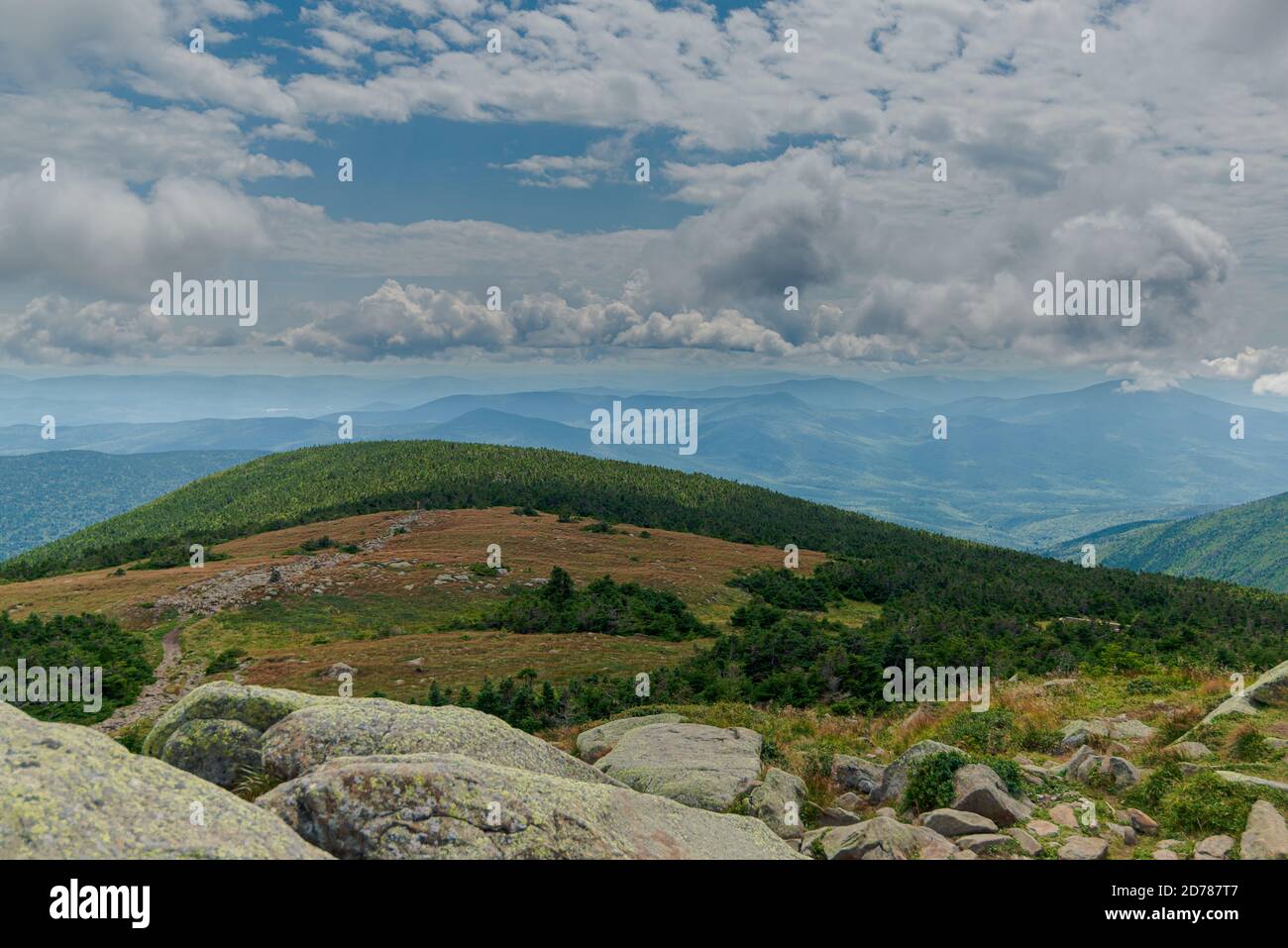 Summers sur le mont Moosilauke Banque D'Images