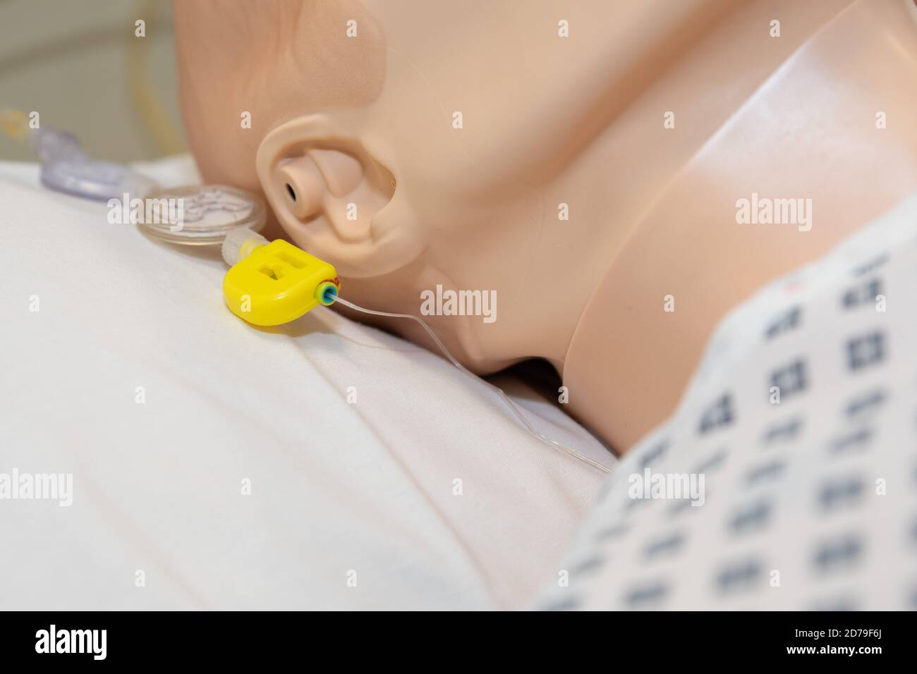 Londres, Royaume-Uni. Septembre 29 2020. Équipement de réalité virtuelle, avec un mannequin patient utilisé dans un laboratoire de simulation pour l'enseignement et la formation Banque D'Images