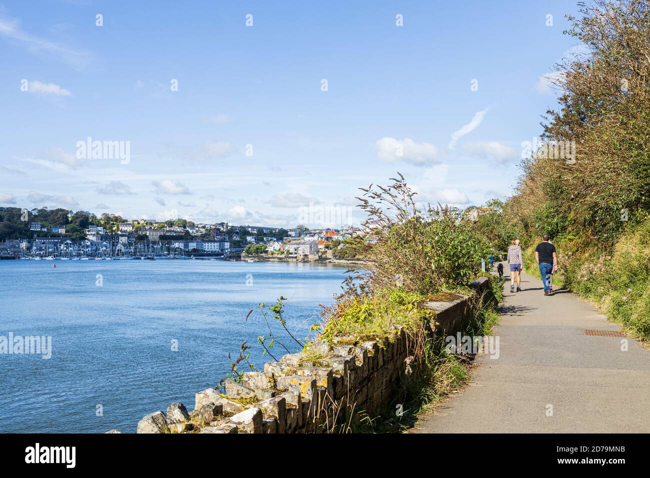 Promenade le long du sentier de randonnée Scilly entre Summercove et Kinsale, comté de Cork, Irlande Banque D'Images