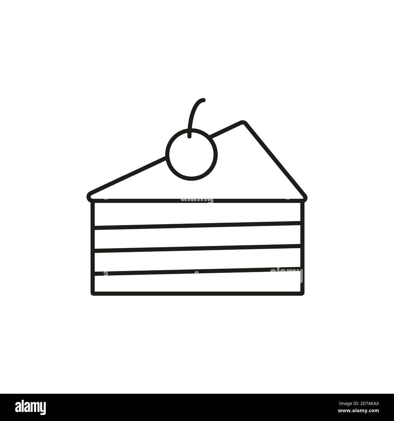 un élément d'icône de gâteau de l'icône de boulangerie pour le concept mobile et les applications web. Ligne fine une icône de gâteau peut être utilisée pour le Web et le mobile. Haut de gamme Illustration de Vecteur un élément d'icône de gâteau de l'icône de boulangerie pour le concept mobile et les applications web. Ligne fine une icône de gâteau peut être utilisée pour le Web et le mobile. Haut de gamme Illustration de Vecteur