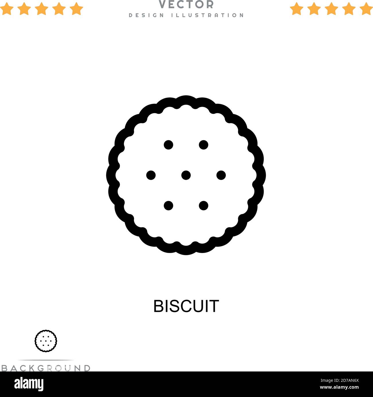 Icône biscuit. Élément simple de la collecte des perturbations numériques. Icône de boîtier conjoncteur de ligne pour les modèles, les infographies et plus encore Illustration de Vecteur