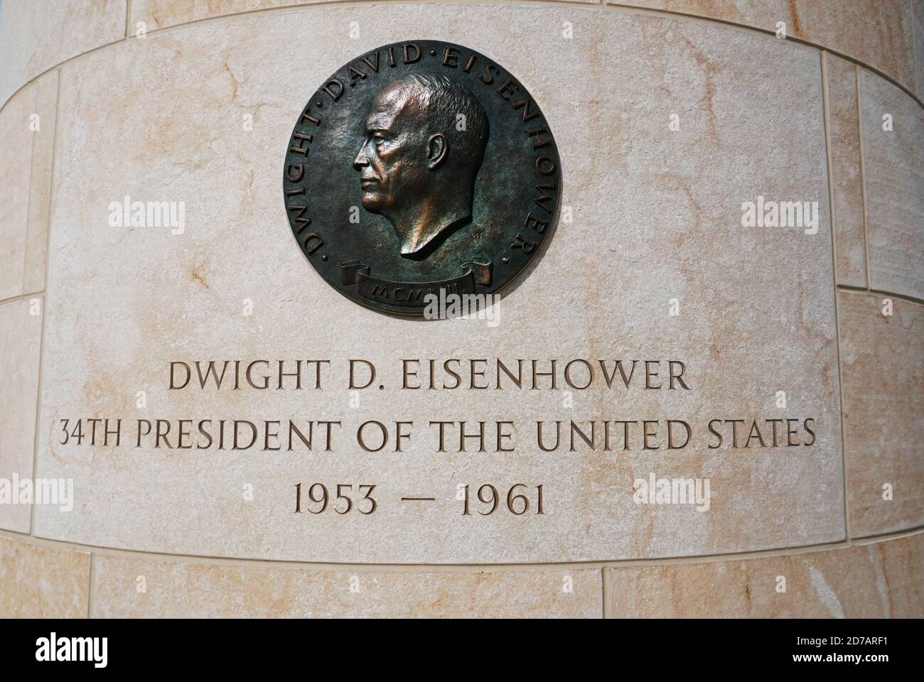 Mémorial TWH Dwight D. Eisenhower à Washington, DC. Photo de Dennis Brack Banque D'Images