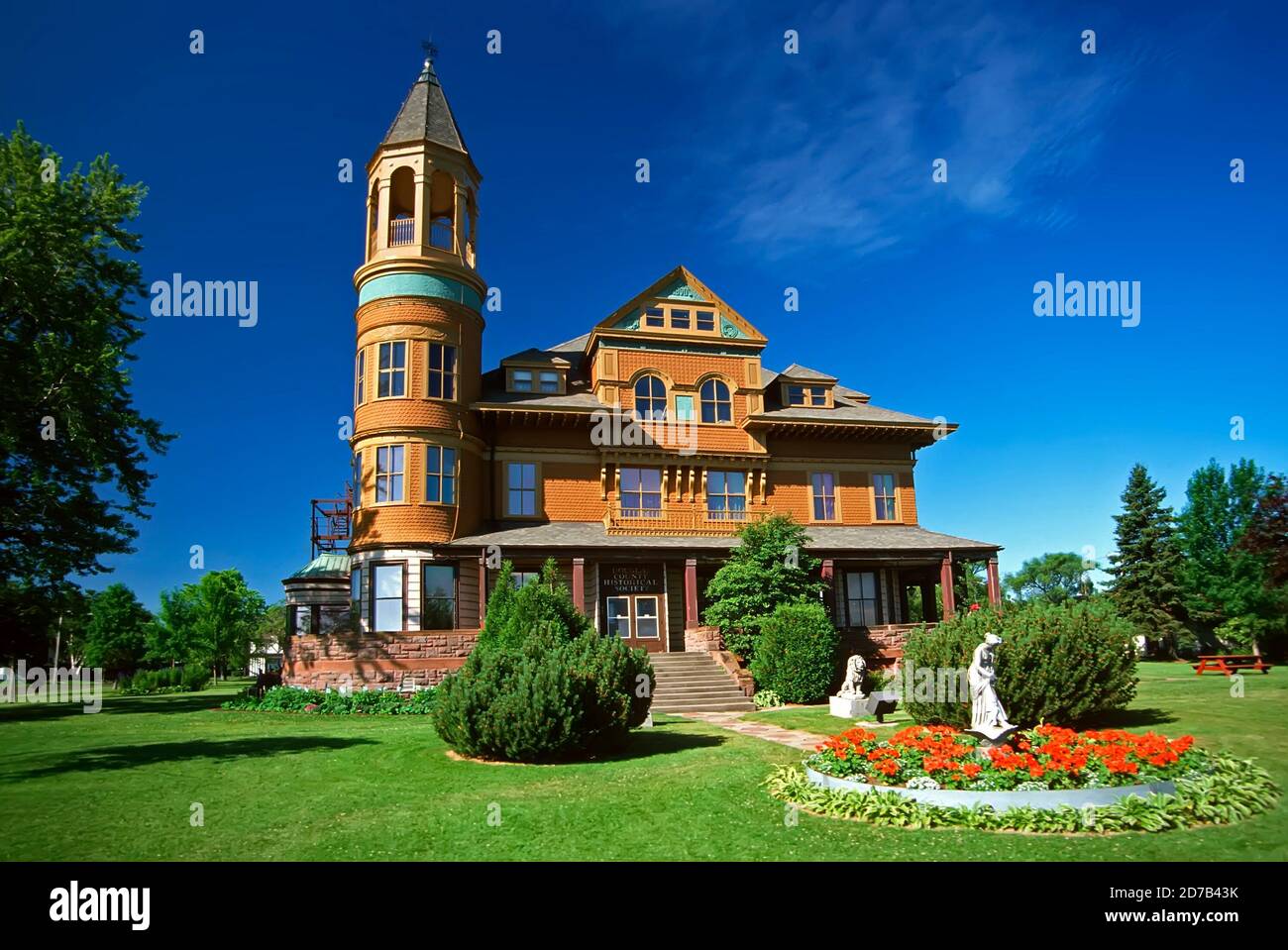 Fairlawn Mansion - Lac supérieur - supérieur, Wisconsin Banque D'Images