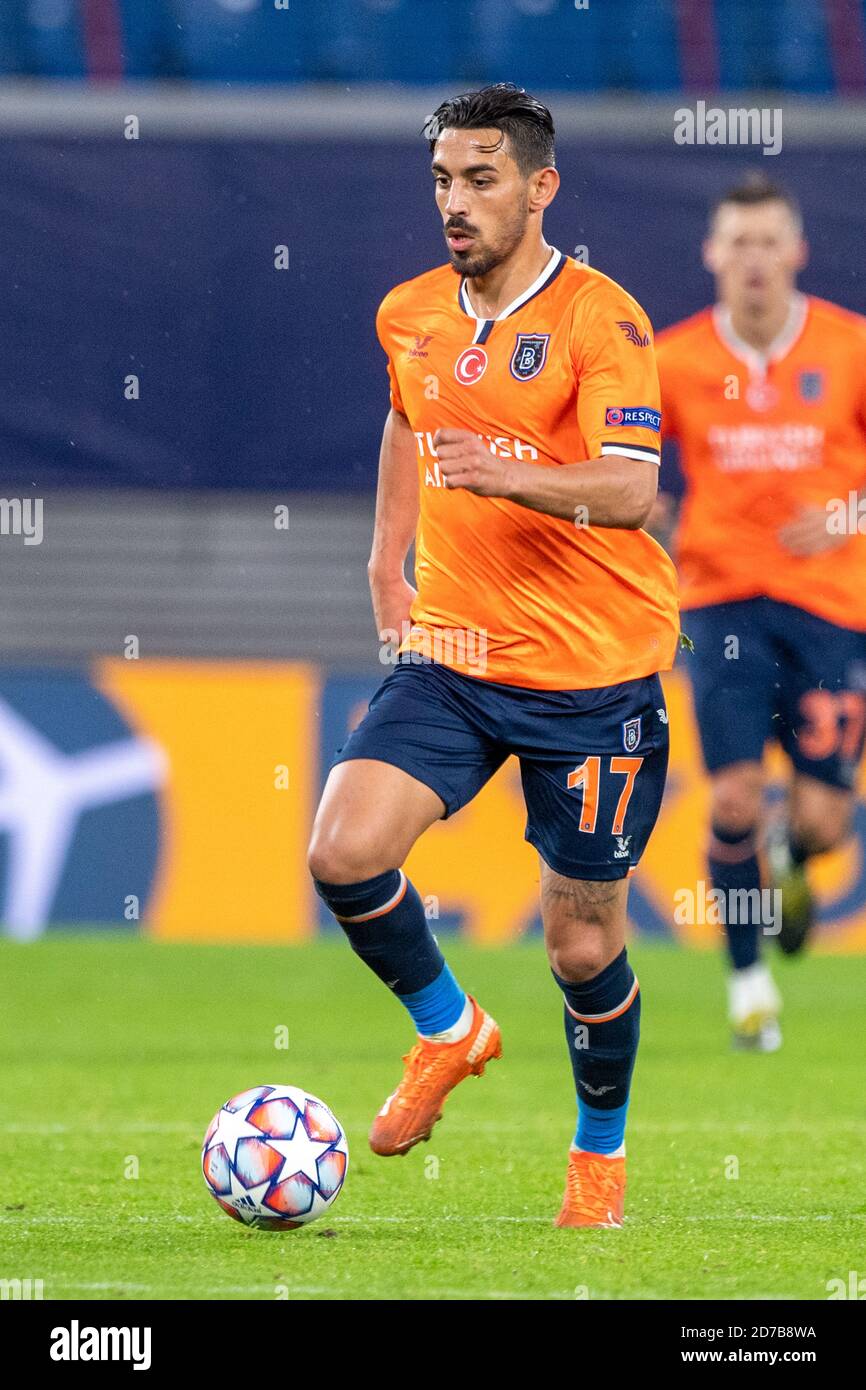 Irfan CAN KAHVECI (IBB) avec balle, action individuelle avec balle, action, Ligue des champions de football, groupe de stade, groupe H, match 1, RB Leipzig (L) - Istanbul Basaksehir FK (IBB) 2: 0, le 20 octobre 2020 à Leipzig/Allemagne. Â | utilisation dans le monde entier Banque D'Images