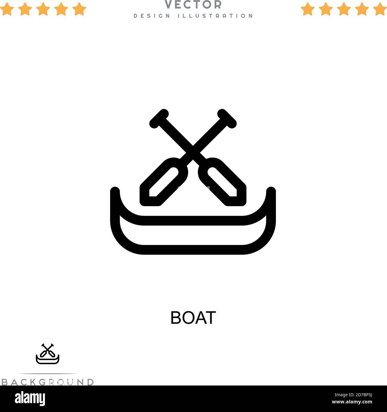 Icône bateau. Élément simple de la collecte des perturbations numériques. Icône Line Boat pour modèles, infographies et bien plus encore Illustration de Vecteur