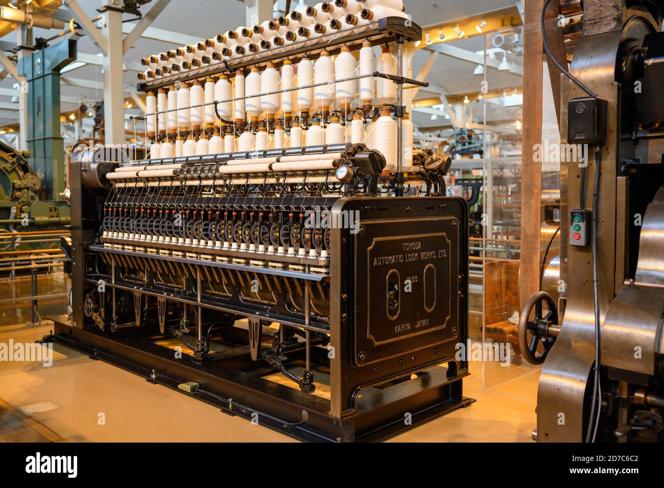 Nagoya / Japon novembre 26 2019 : Antique Loom situé dans le Memorial Museum of Industry and Technology Toyota est une destination touristique populaire à Nagoya. Banque D'Images