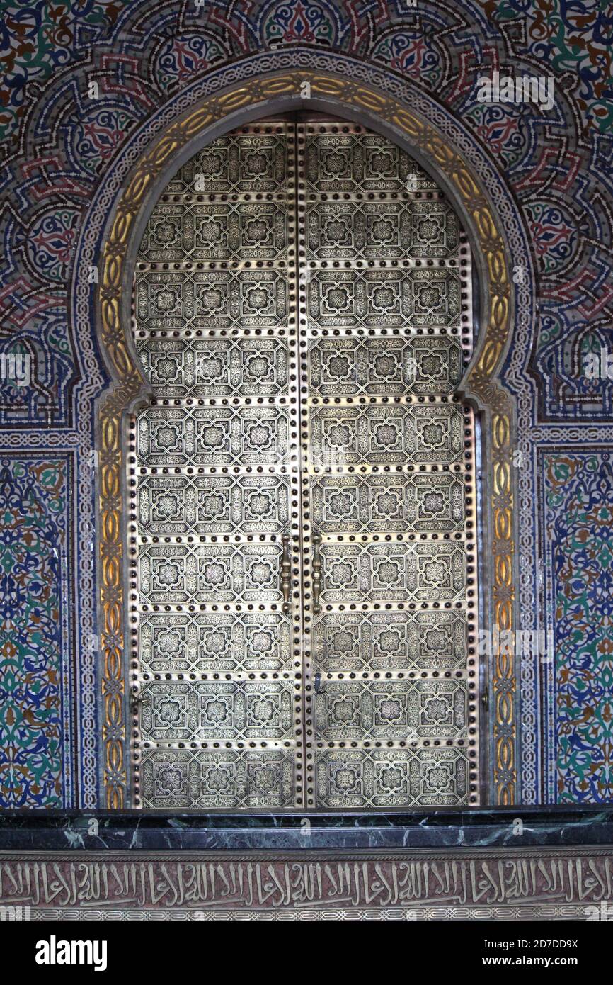 Porte marocaine Banque D'Images