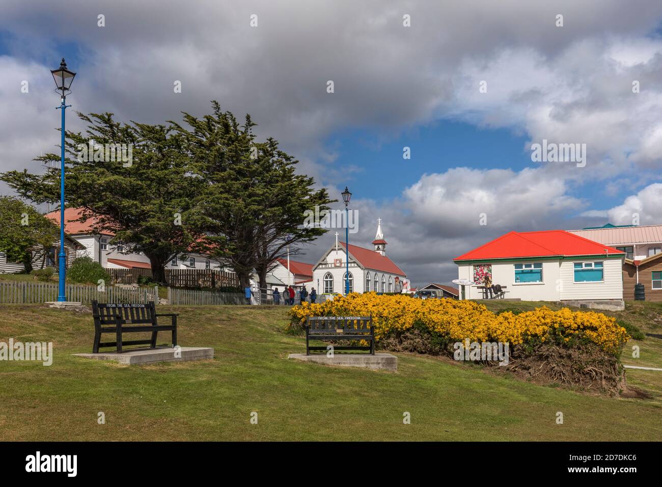 Stanley; Falkland Banque D'Images