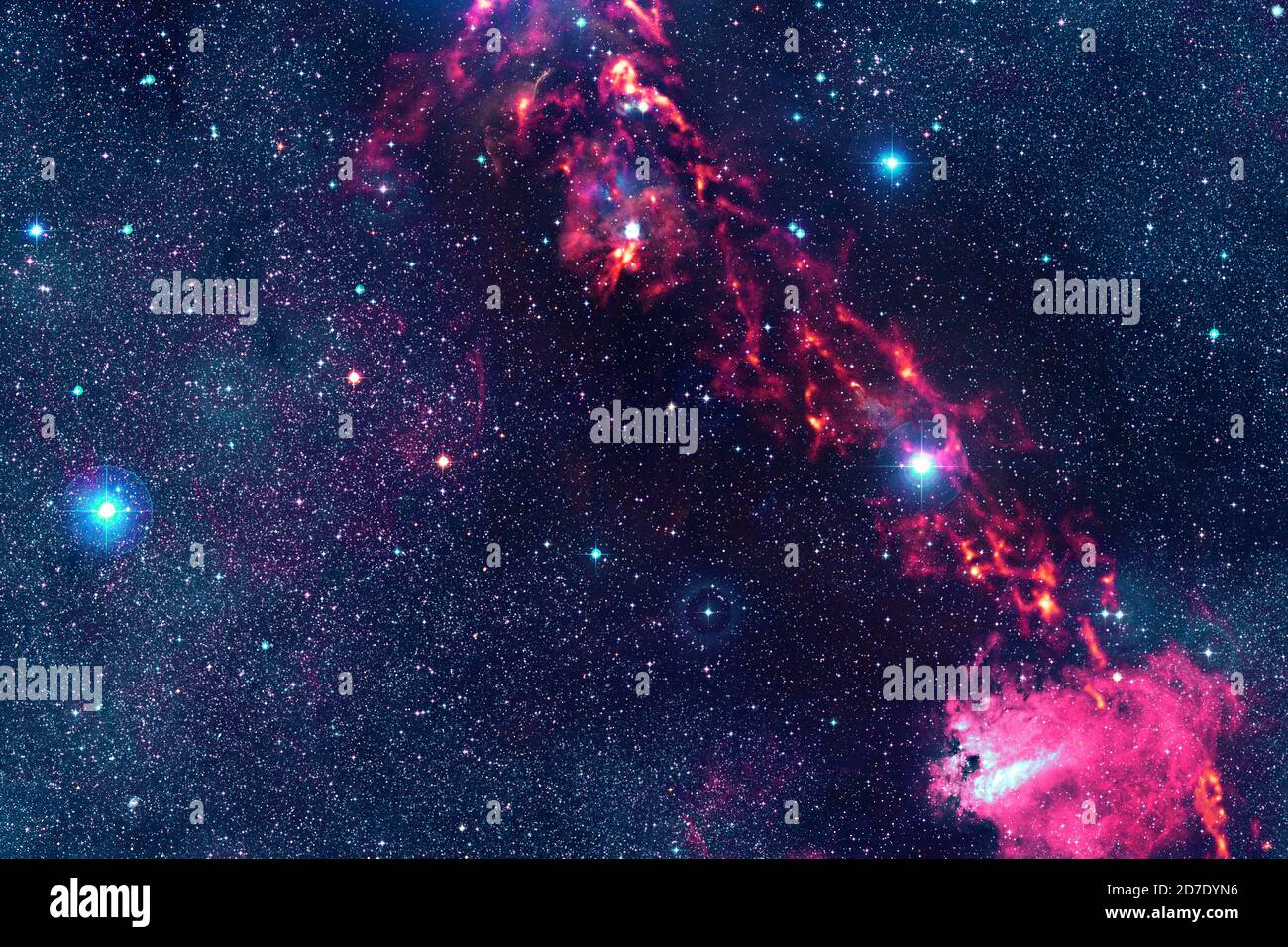 Espace profond. Rendu exceptionnel de la science-fiction. Éléments de cette image fournis par la NASA. Banque D'Images