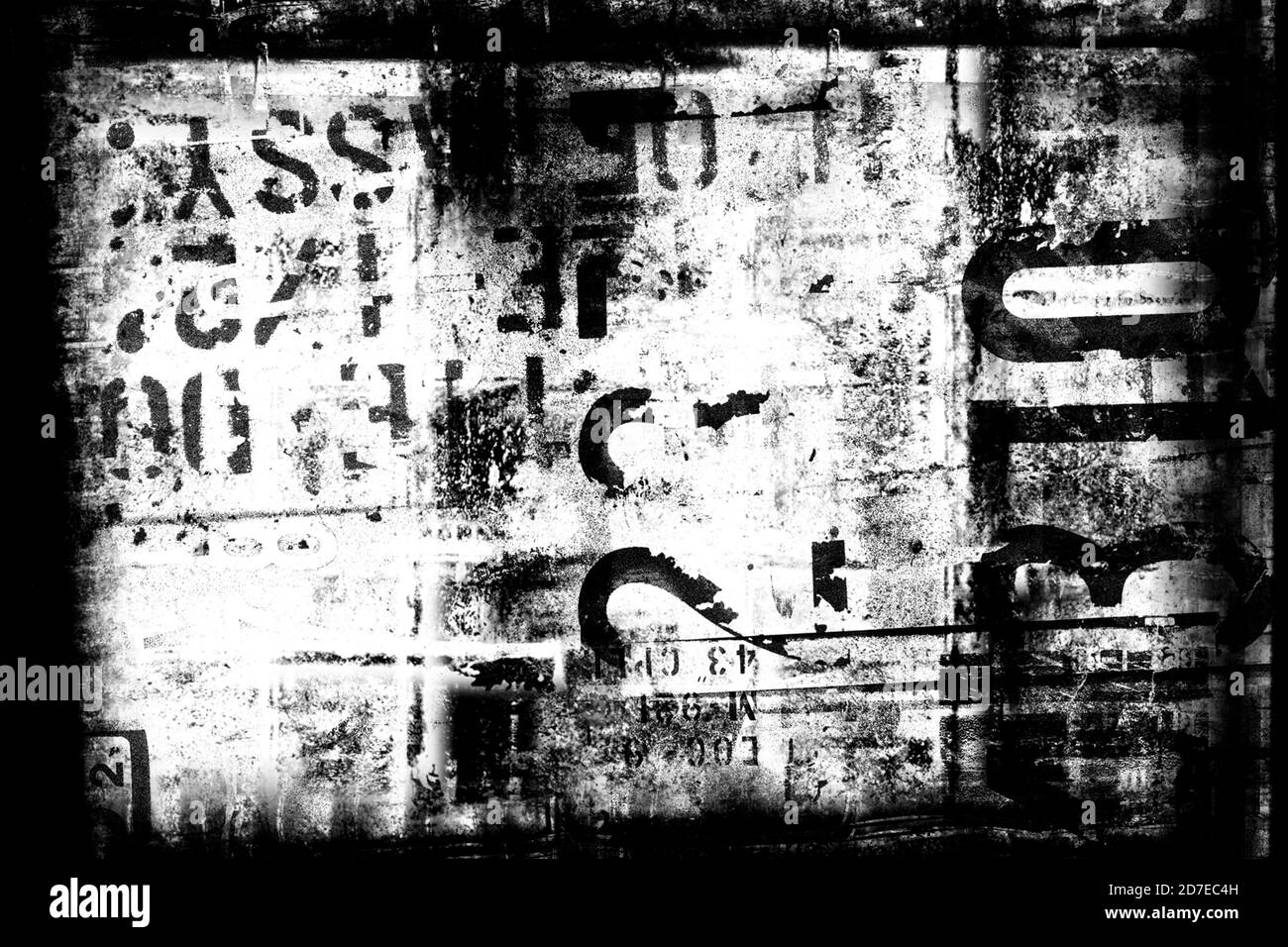 Abstrait grunge futuriste de la cyber-technologie fond. Dessin sur l'ancienne surface grasseuse Banque D'Images