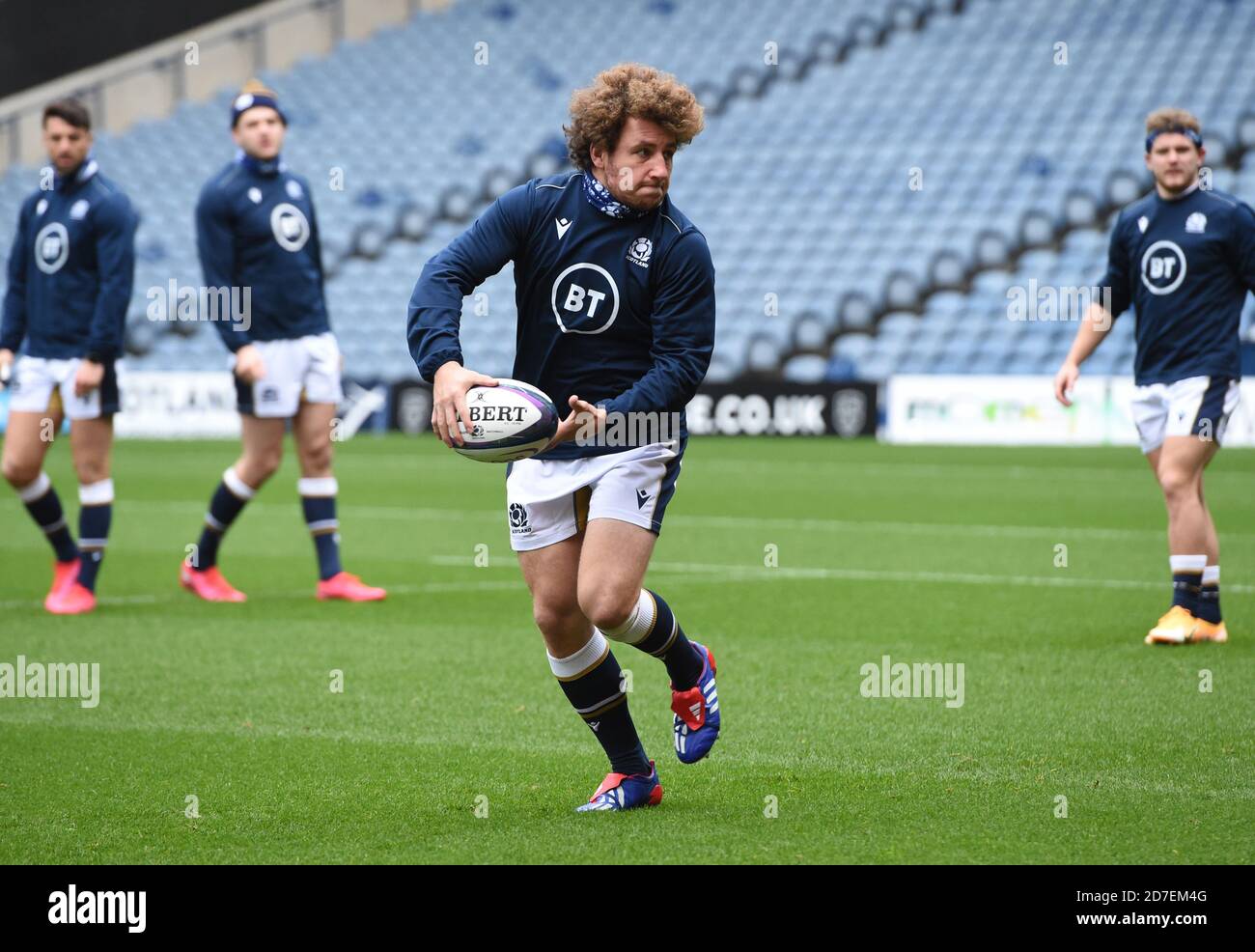 22 octobre 20. Stade BT Murrayfield. Edimbourg.Ecosse. Rugby coupe de l'automne des Nations - course d'équipe - Ecosse contre Géorgie. Duncan Weir (Worcester Warriors ) d'Écosse. Crédit : eric mccowat/Alay Live News Banque D'Images