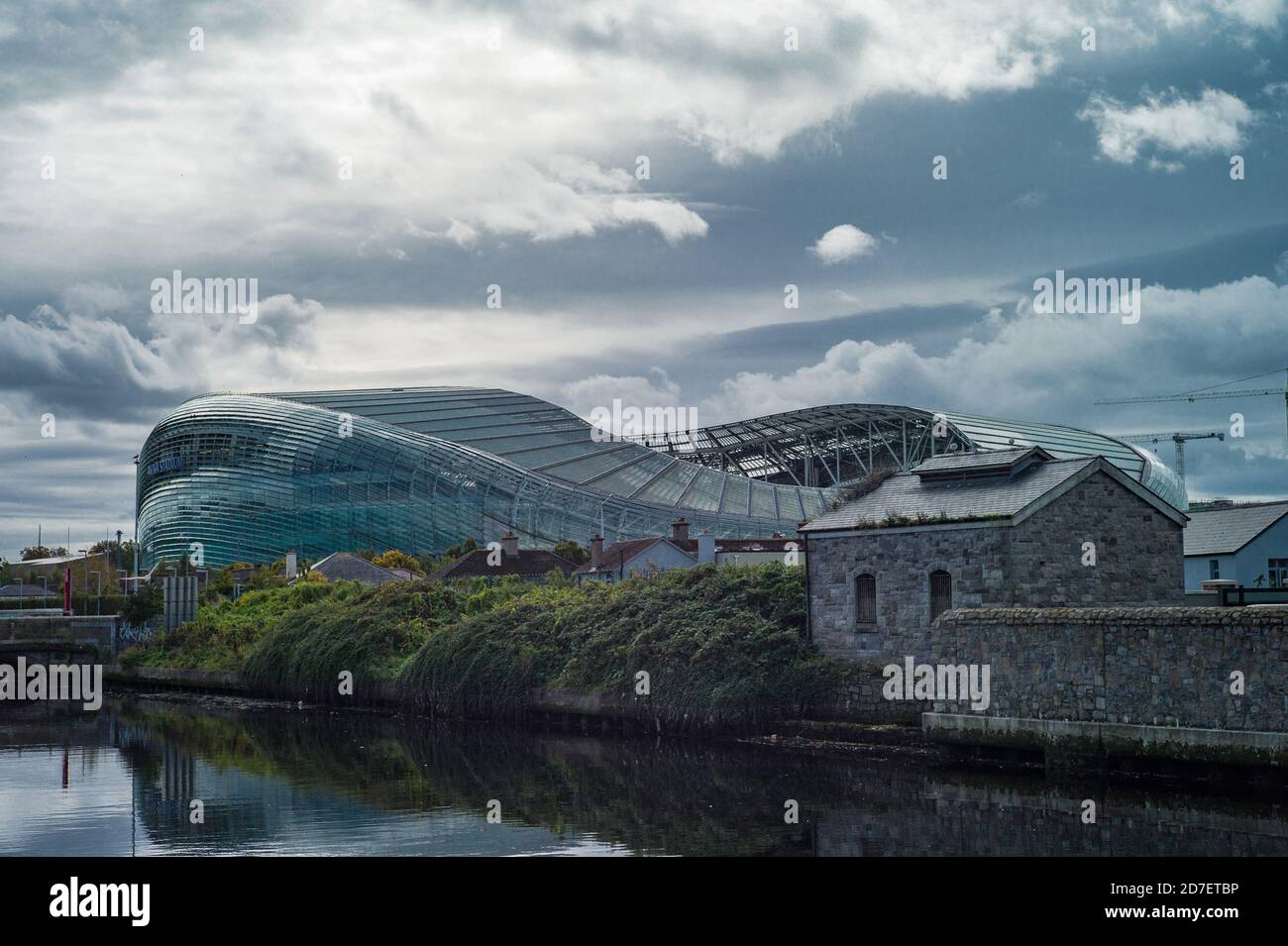 Stade Aviva Dublin Irlande Banque D'Images