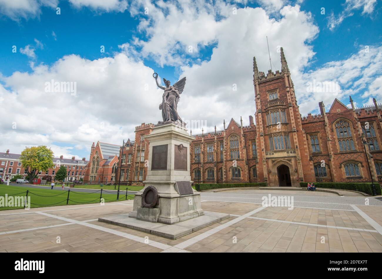 Queens University à Belfast, Irlande du Nord, Royaume-Uni Banque D'Images