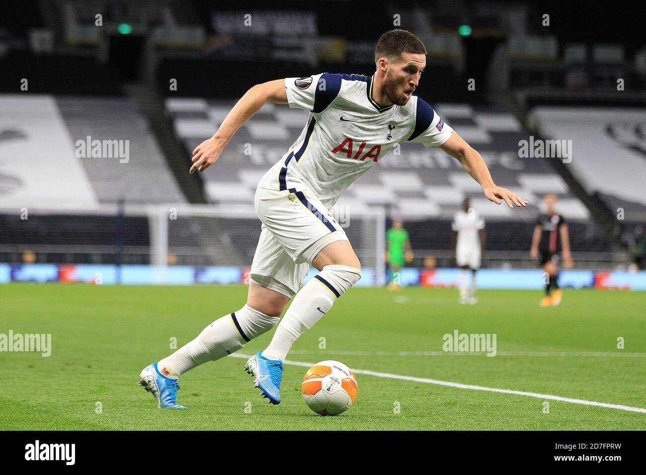 Londres, Royaume-Uni. 22 octobre 2020. Matt Doherty de Tottenham Hotspur en action pendant le match. UEFA Europa League, groupe J Match, Tottenham Hotspur v Lask au Tottenham Hotspur Stadium de Londres le jeudi 22 octobre 2020. Cette image ne peut être utilisée qu'à des fins éditoriales. Utilisation éditoriale uniquement, licence requise pour une utilisation commerciale. Aucune utilisation dans les Paris, les jeux ou les publications d'un seul club/ligue/joueur. photo par Steffan Bowen/Andrew Orchard sports photographie/Alay Live news crédit: Andrew Orchard sports photographie/Alay Live News Banque D'Images