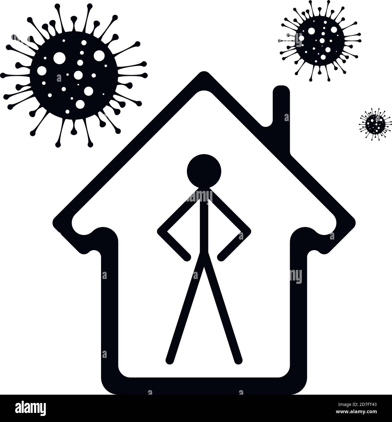 Corona virus poster design.Save Planet from corona virus.Stay safe,Stay home.Prevention from virus. Illustration de Vecteur