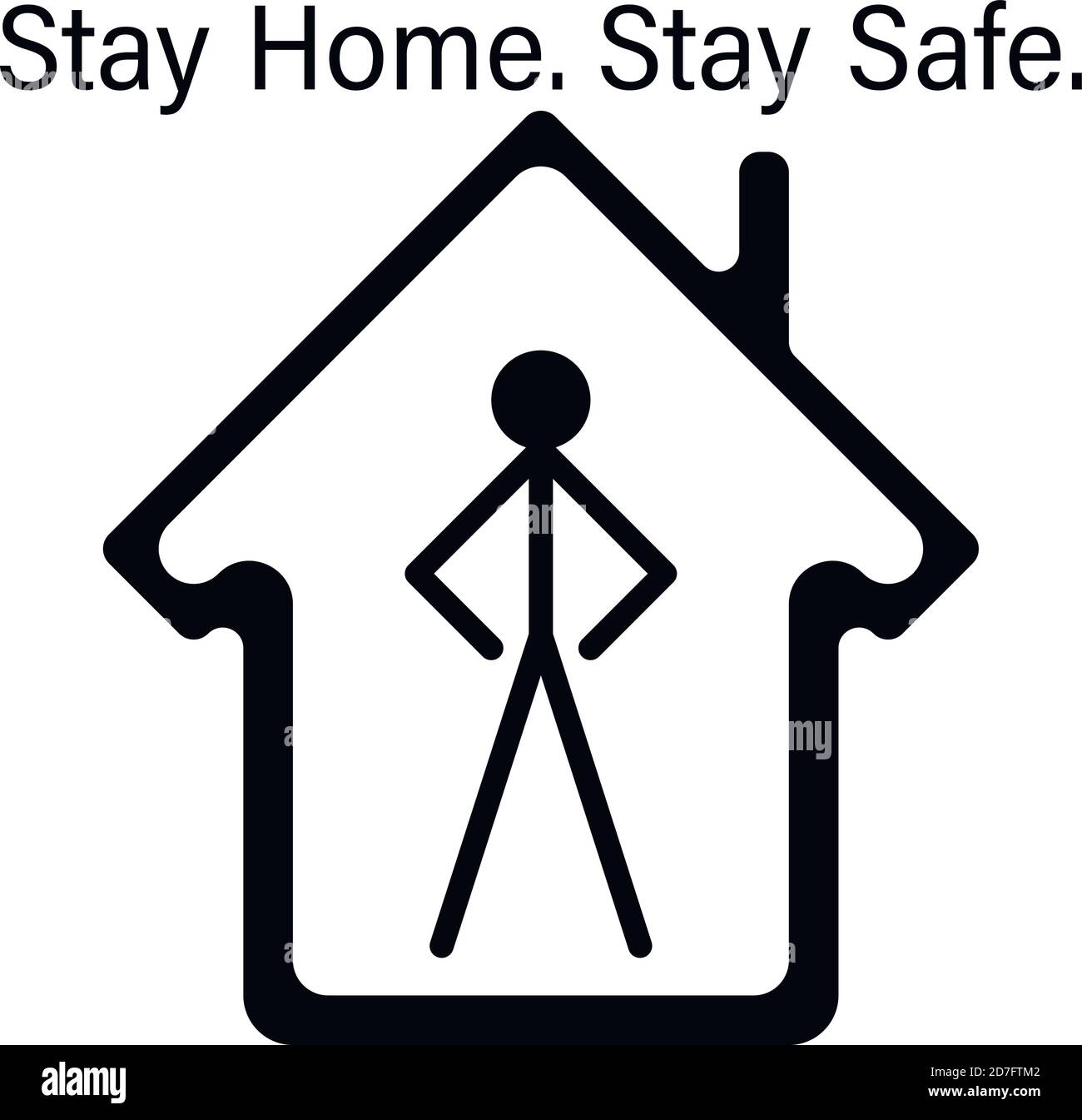 Virus Corona écrit en typographie poster design.Save Planet from corona virus.Stay safe,Stay home.Prevention from virus. Illustration de Vecteur