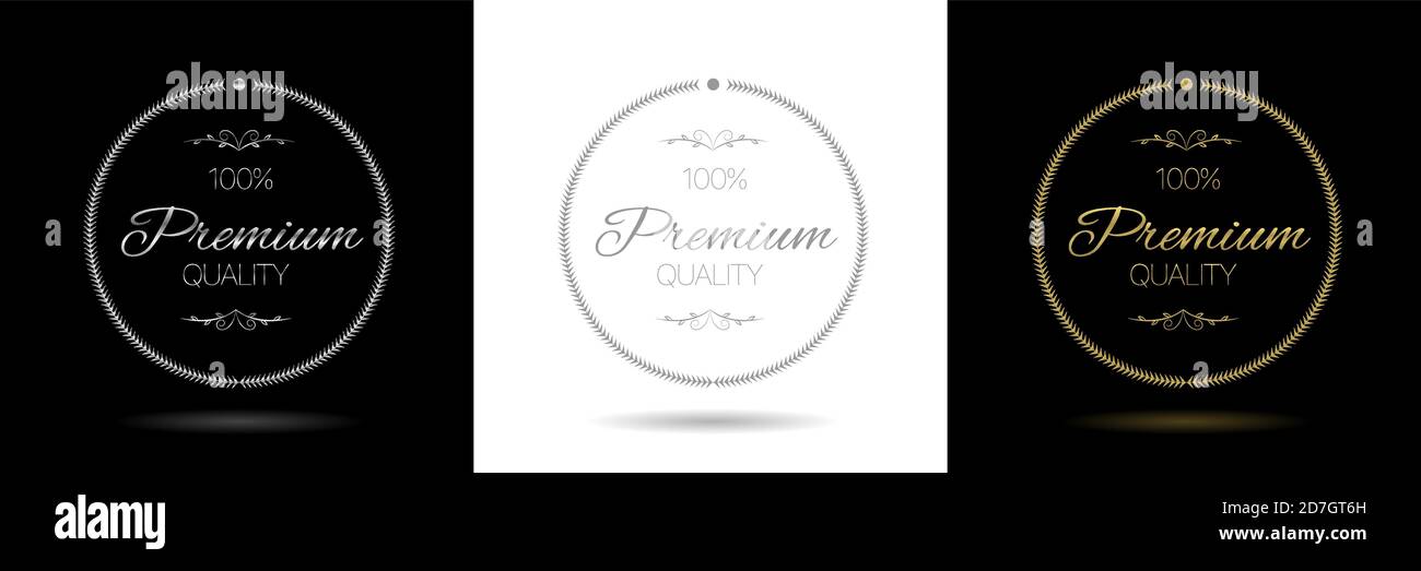 Les icônes de couronne d'or Illustration de Vecteur