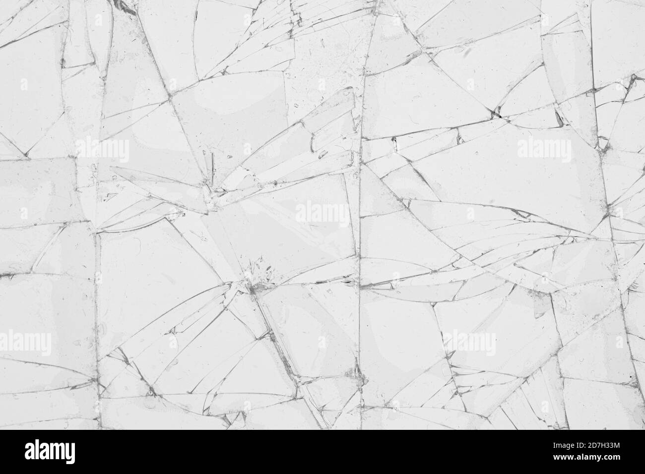 Fond de texture de verre blanc fissuré. Texture vitre de verre cassée avec  fissures. Écran cassé Photo Stock - Alamy