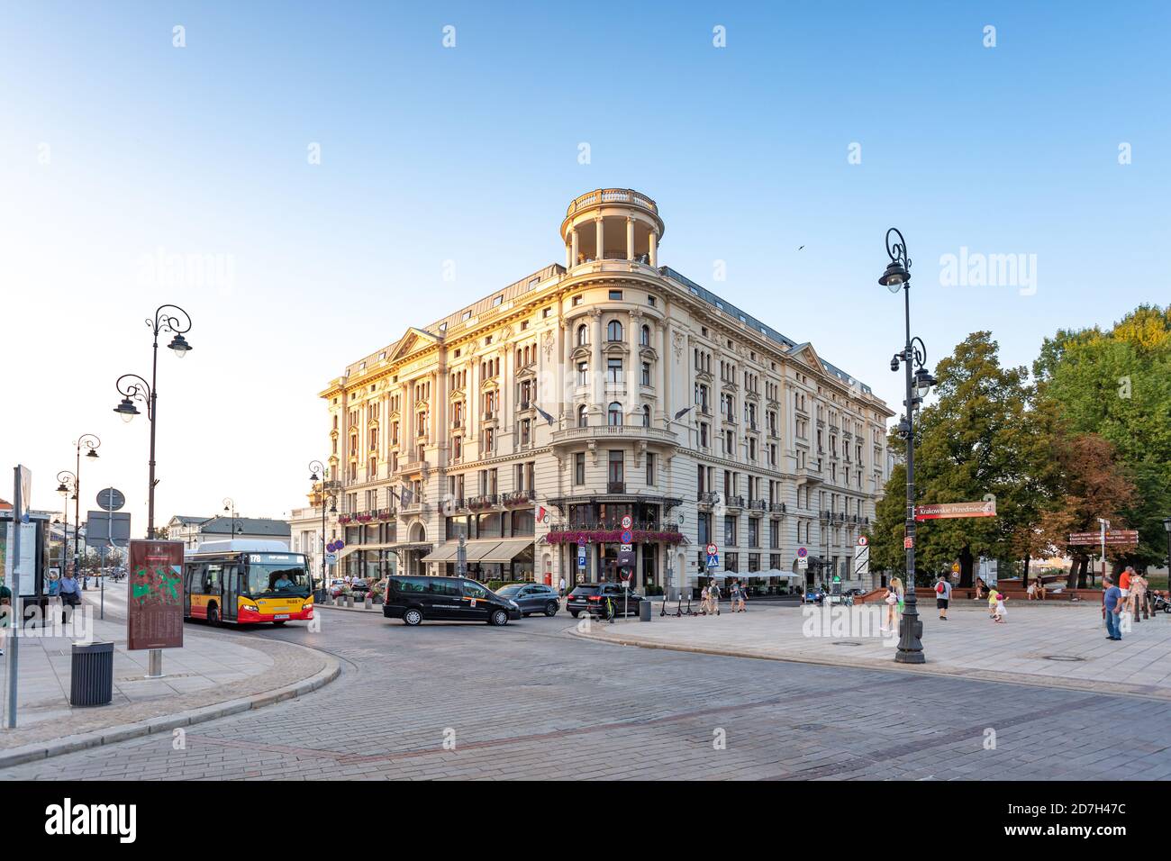 Hôtel Bristol, un hôtel de luxe - Varsovie Banque D'Images