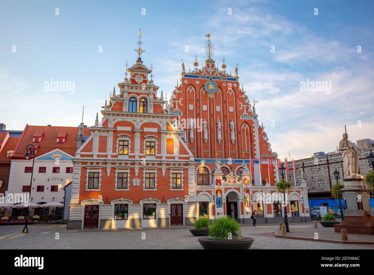 Maison des têtes noires, Riga, Lettonie Banque D'Images