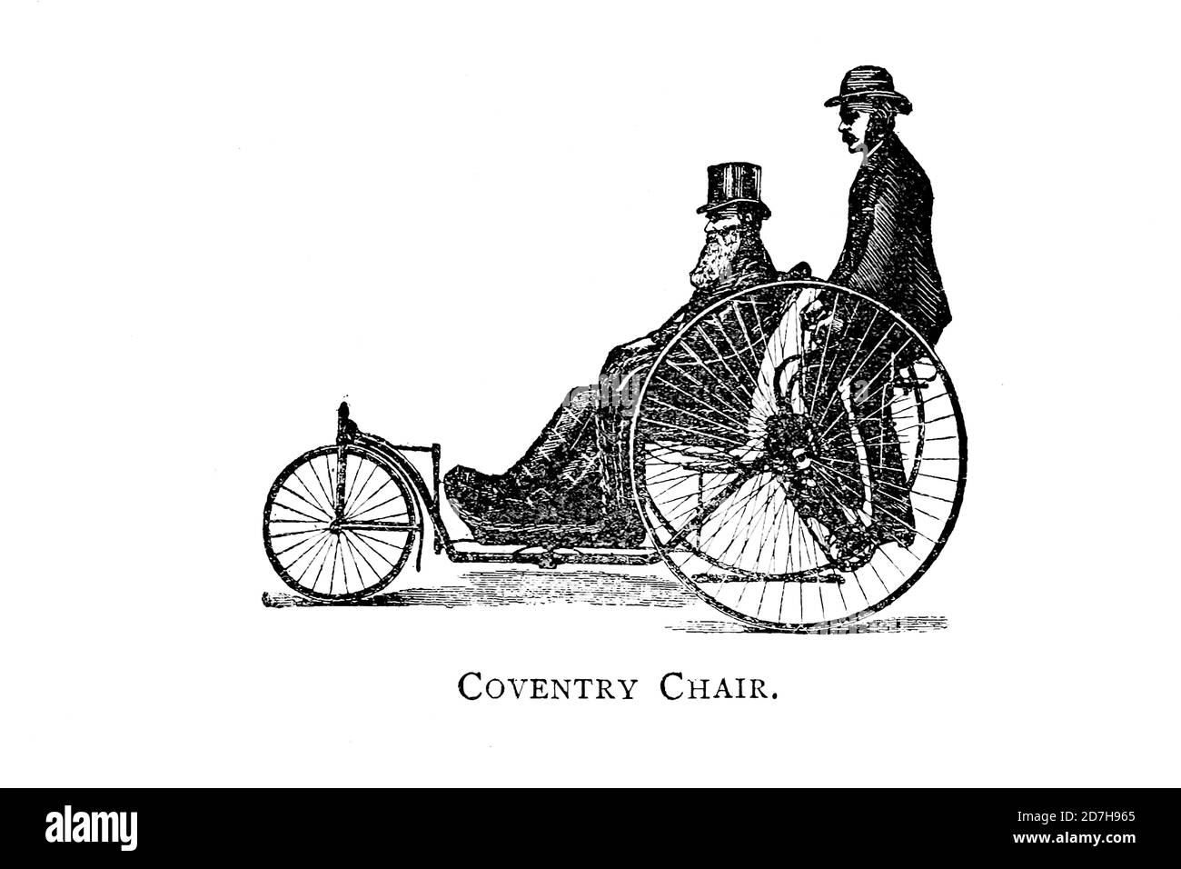 Coventry chaise tricycle de Wheeling, un manuel indispensable pour les cyclistes, avec plus de deux cents illustrations de porter, Luther Henry. Banque D'Images