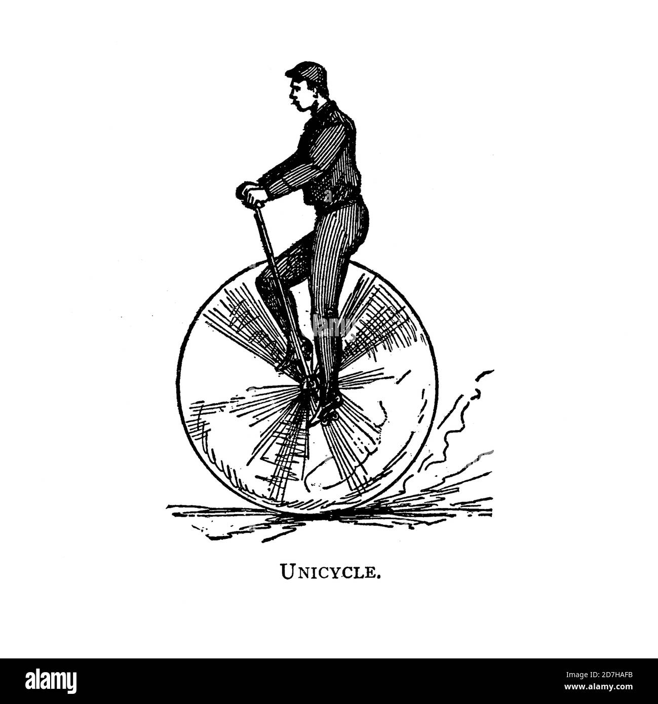 Monocycle de Wheeling, un manuel indispensable pour les cyclistes, avec plus de deux cents illustrations de porter, Luther Henry. Publié en B Banque D'Images