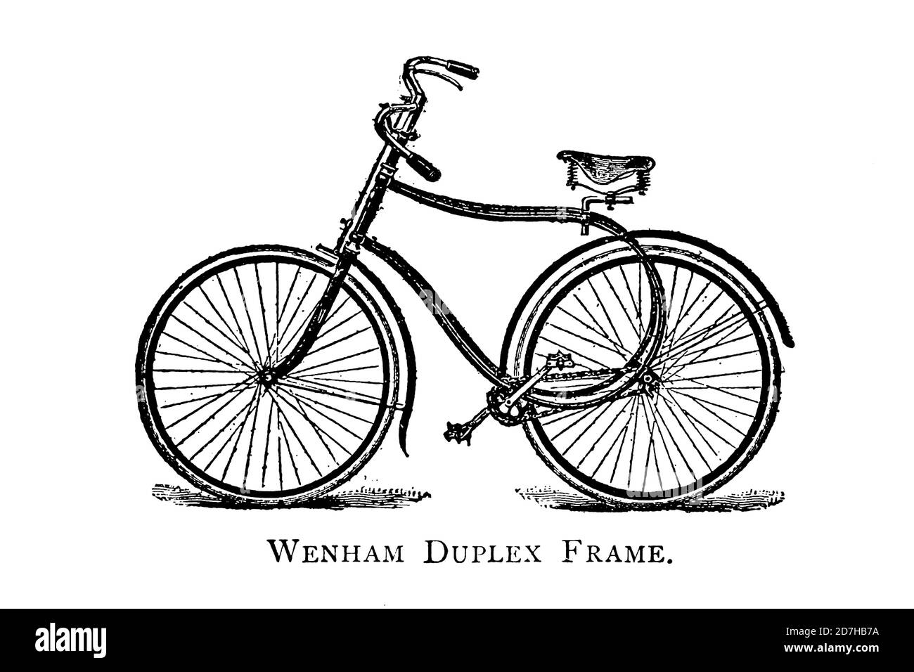 Wenham Duplex Frame Bicycle de Wheeling, un manuel indispensable pour les cyclistes, avec plus de deux cents illustrations de porter, Luther He Banque D'Images
