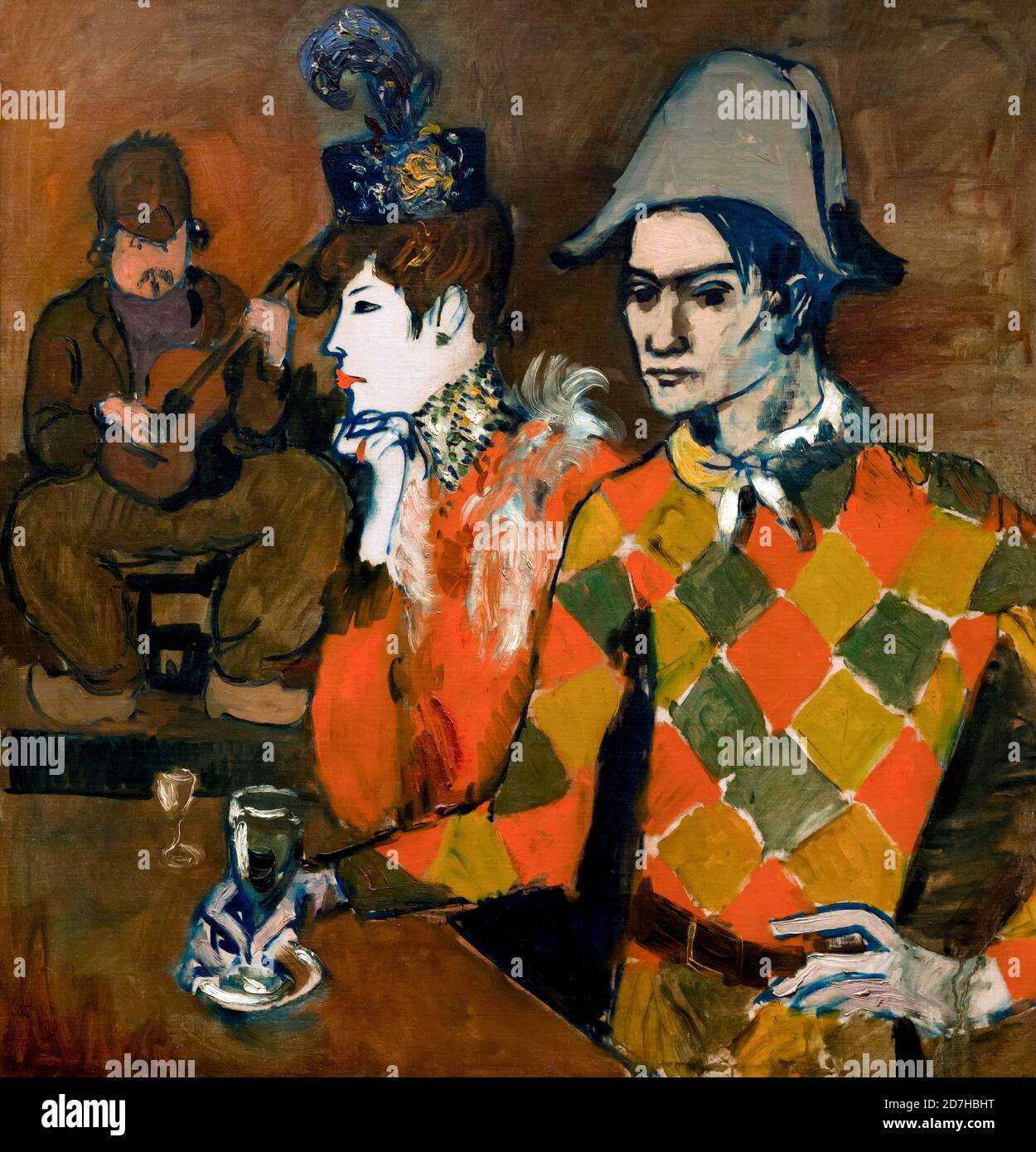 Au lapin Agile, Pablo Picasso, 1905 ans, Metropolitan Museum of Art, Manhattan, New York City, Etats-Unis, Amérique du Nord Banque D'Images