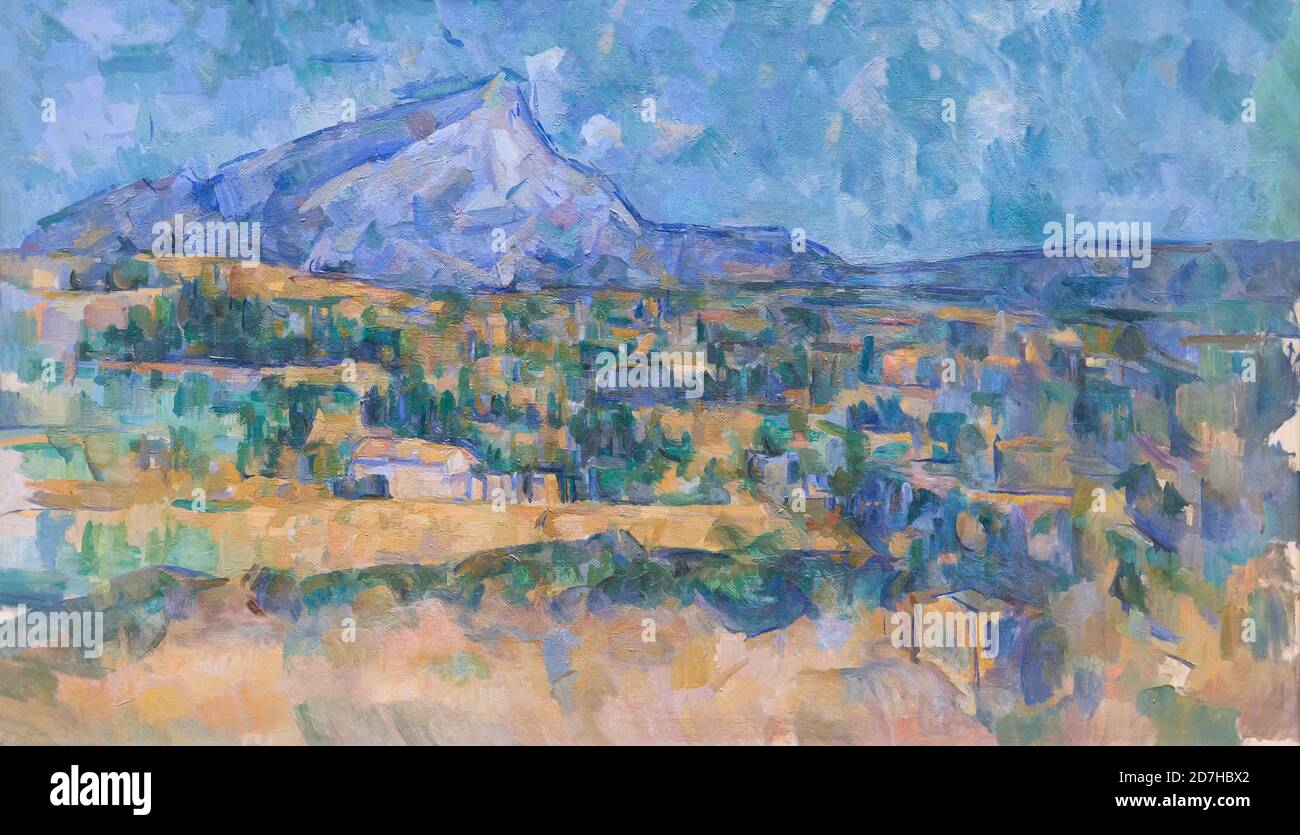 Mont Sainte-victoire, Paul Cezanne, vers 1902-1906, Metropolitan Museum of Art, Manhattan, New York City, États-Unis, Amérique du Nord Banque D'Images