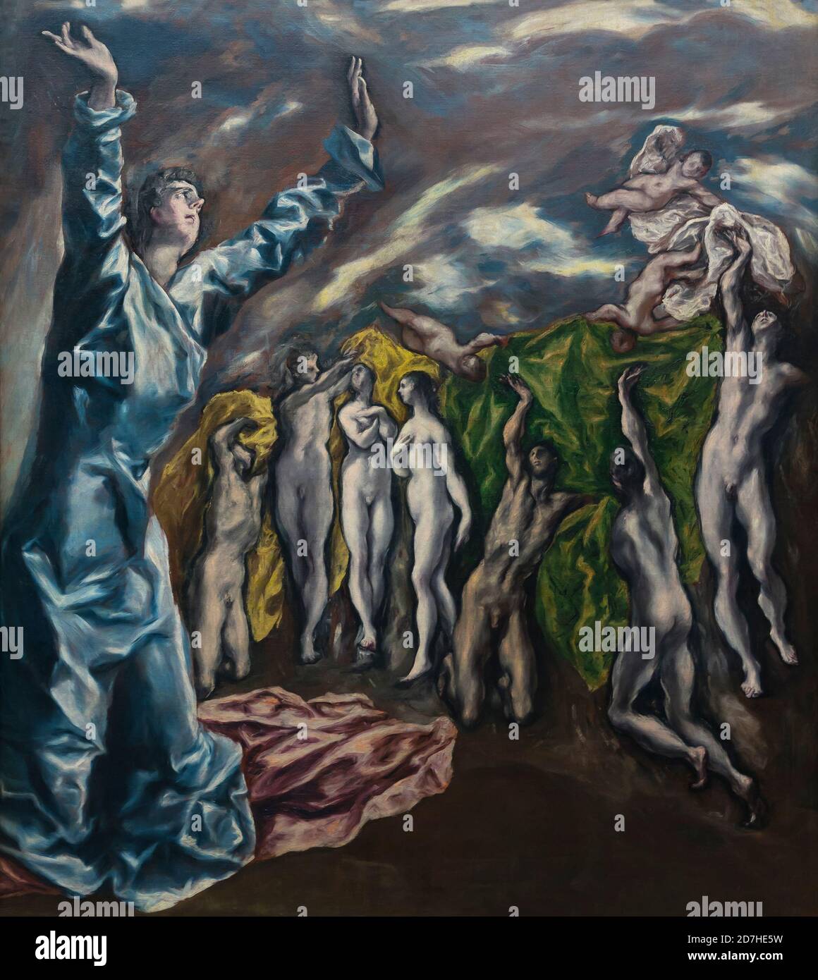 The Vision of Saint John, El Greco, 1608-1614, Metropolitan Museum of Art, Manhattan, New York City, États-Unis, Amérique du Nord Banque D'Images