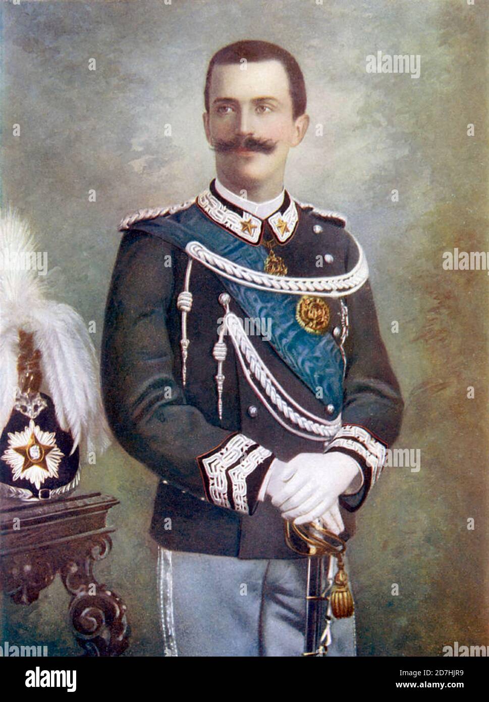 VICTOR EMMANUE III D'ITALIE (1869-1947) Banque D'Images