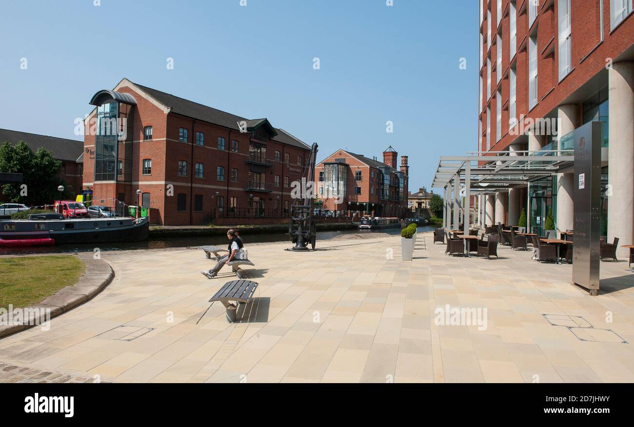 Développement de Granary Wharf à Leeds, West Yorkshire, Angleterre. Banque D'Images