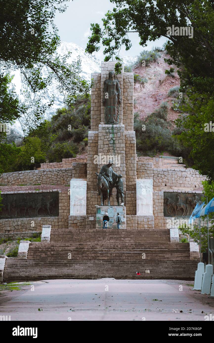 Monument public du libérateur et héros de l'Amérique latine Banque D'Images