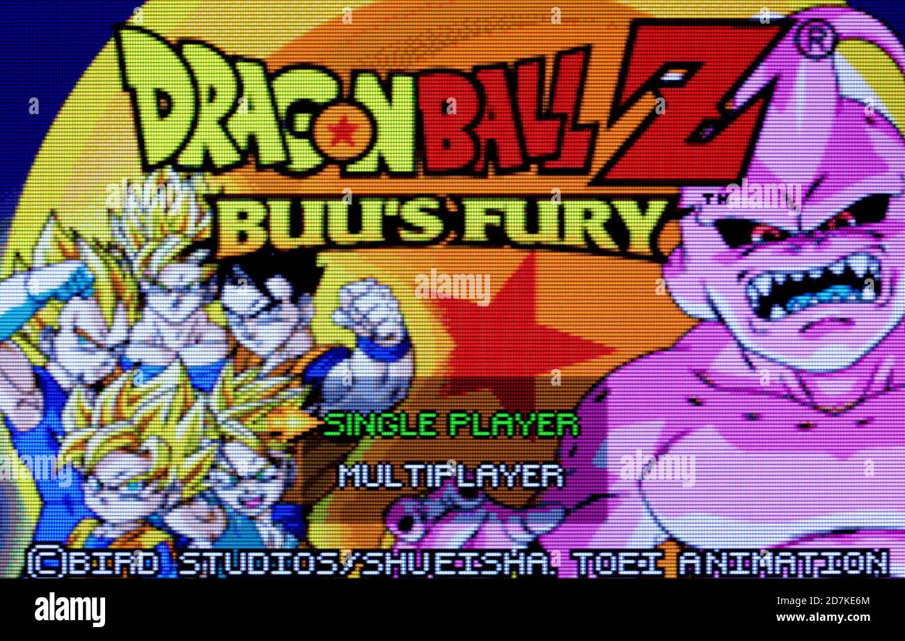 Dragonball Z Buu's Fury - Nintendo Game Boy Advance Videogame - usage  éditorial seulement Photo Stock - Alamy